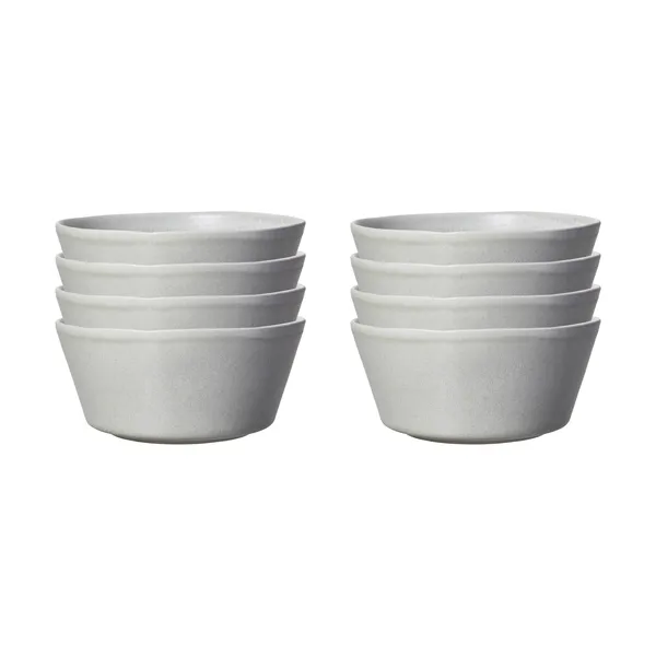 Sandsbro skål ljusgrå, Ø15 cm, 8-pack