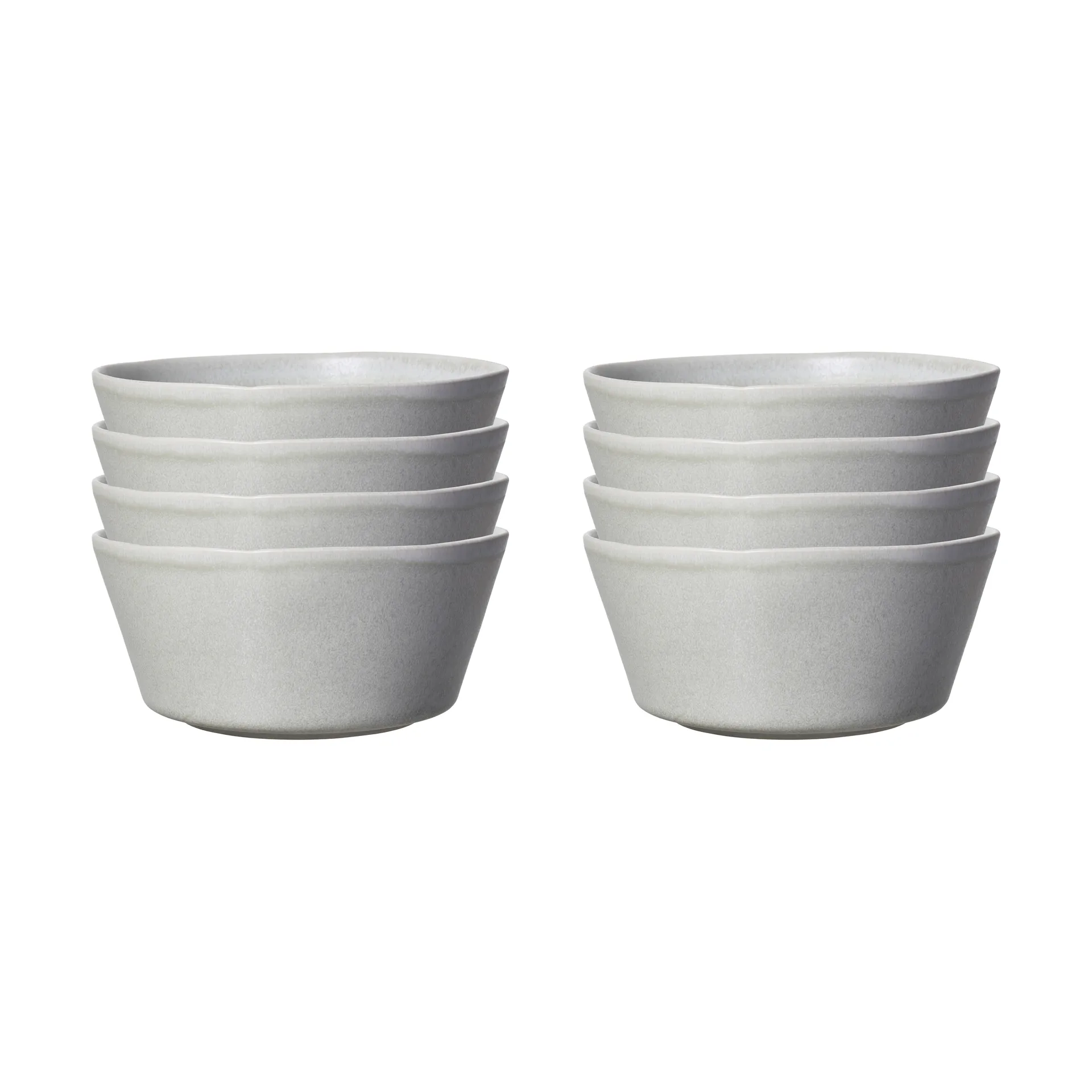 Scandi Living Sandsbro sk&aring;l ljusgr&aring;, &Oslash;15 cm, 8-pack
