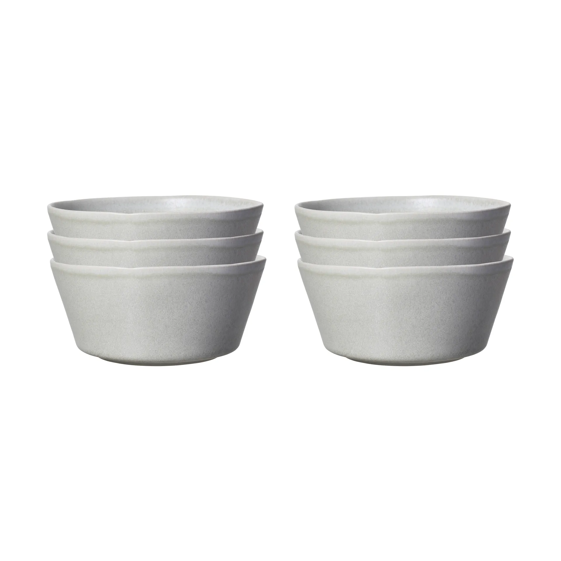 Scandi Living Sandsbro skål lysegrå, Ø15 cm, 6-pak