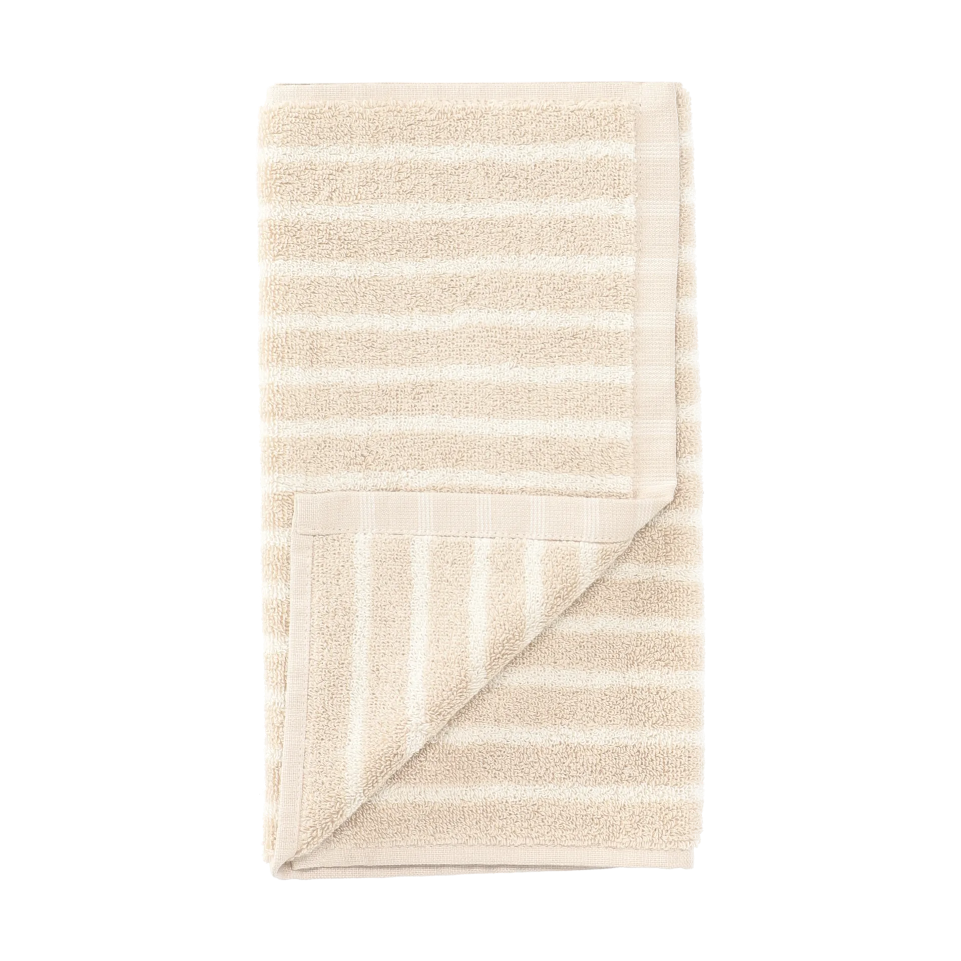 Scandi Living Serviette Drift cm Beige-blanc