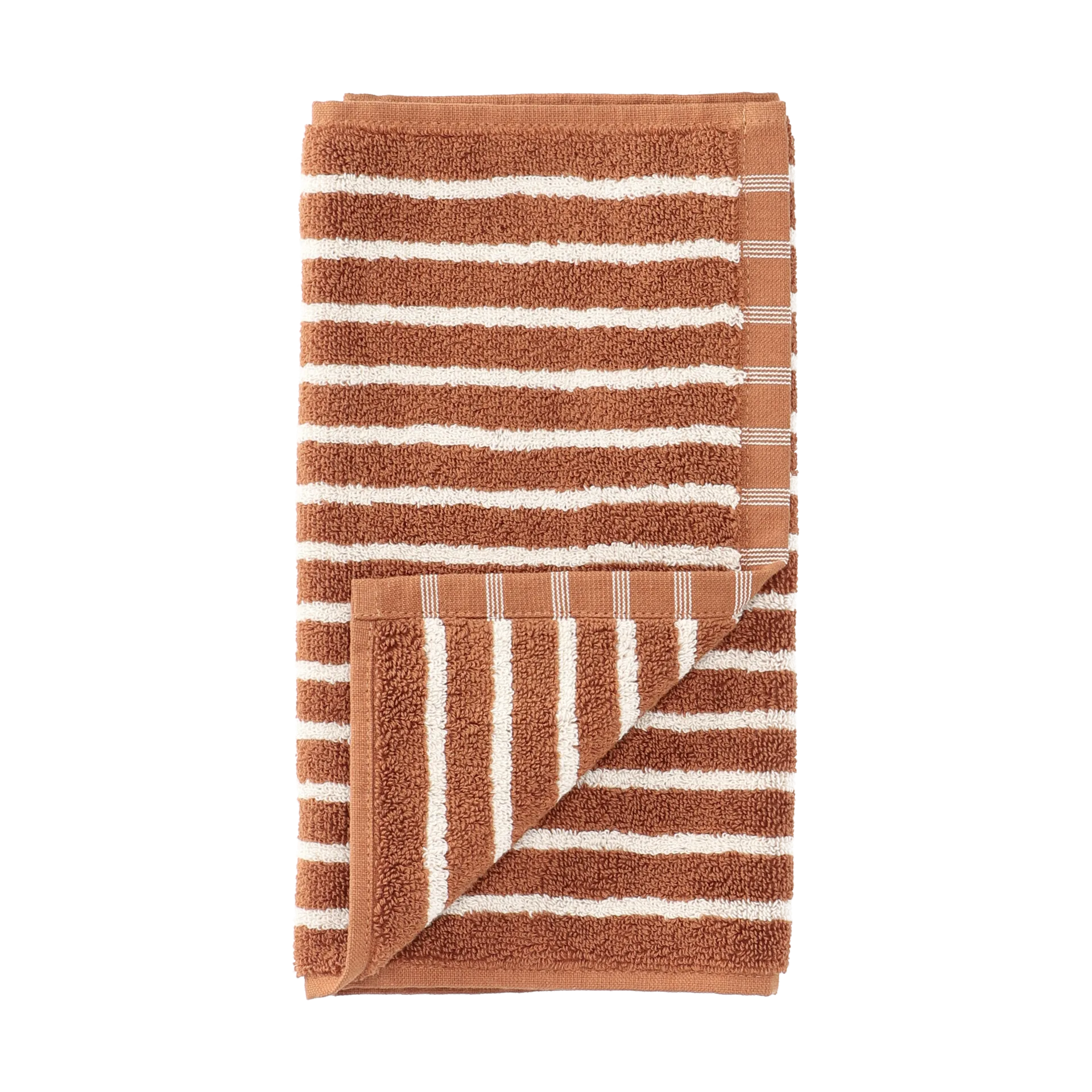 Scandi Living Serviette Drift cm Brun-blanc