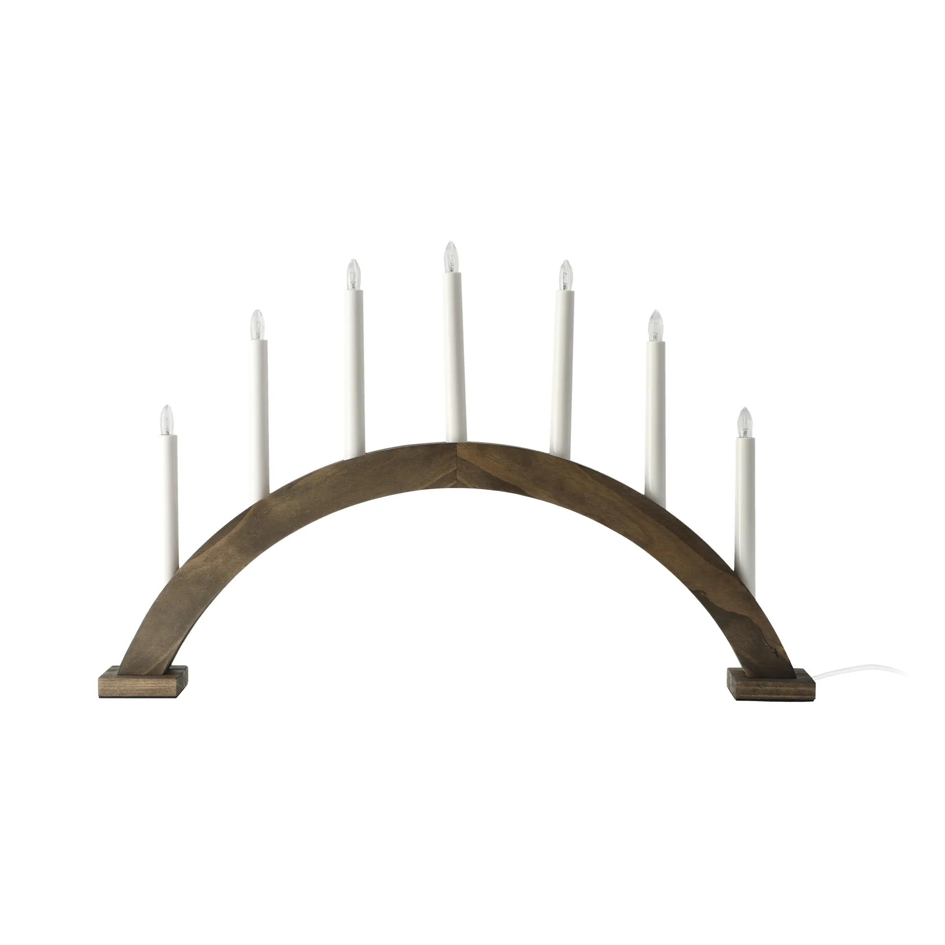 Scandi Living Sky adventsljusstake b&aring;ge 41 cm M&ouml;rkbetsad
