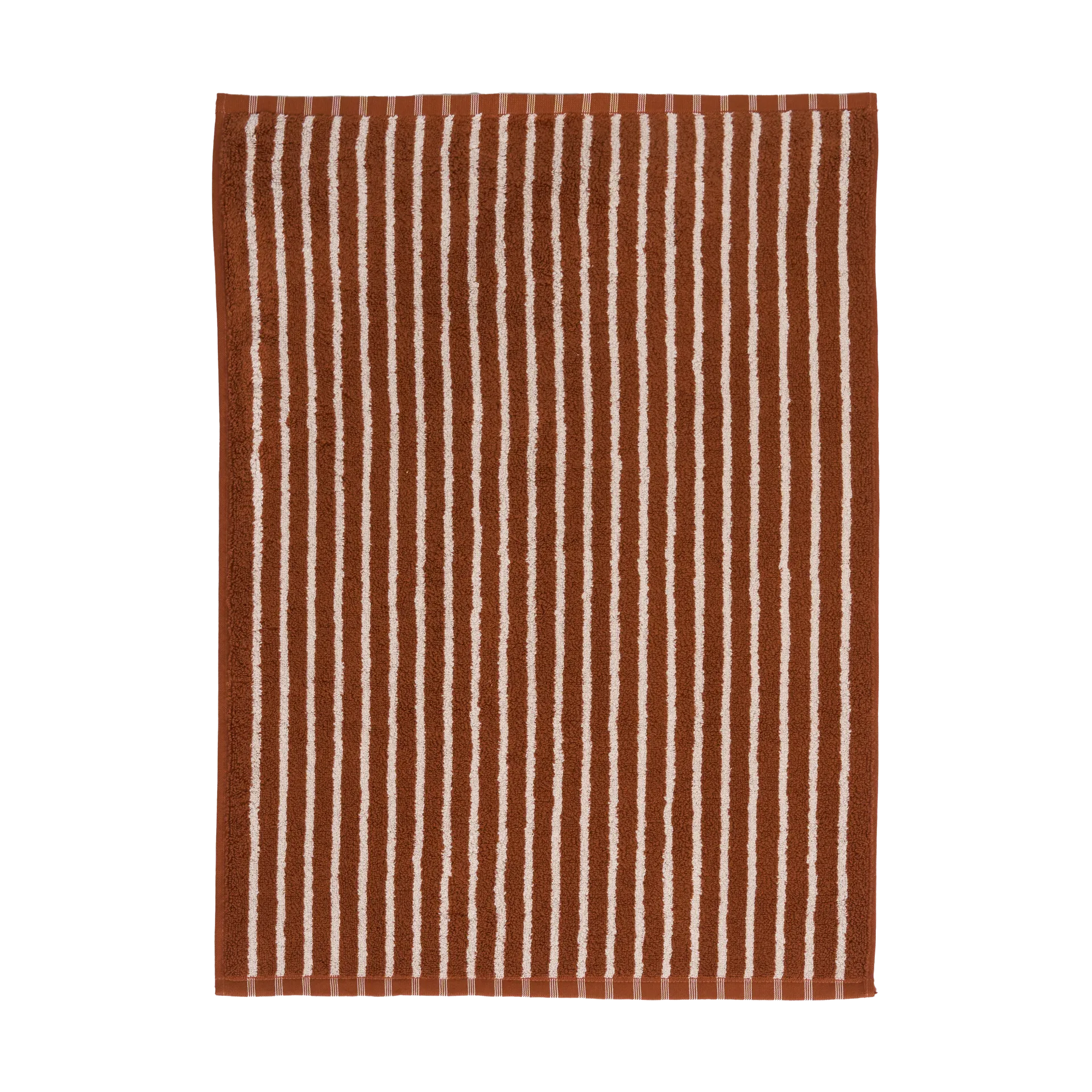 Scandi Living Tapis de bain Drift cm Brun-blanc