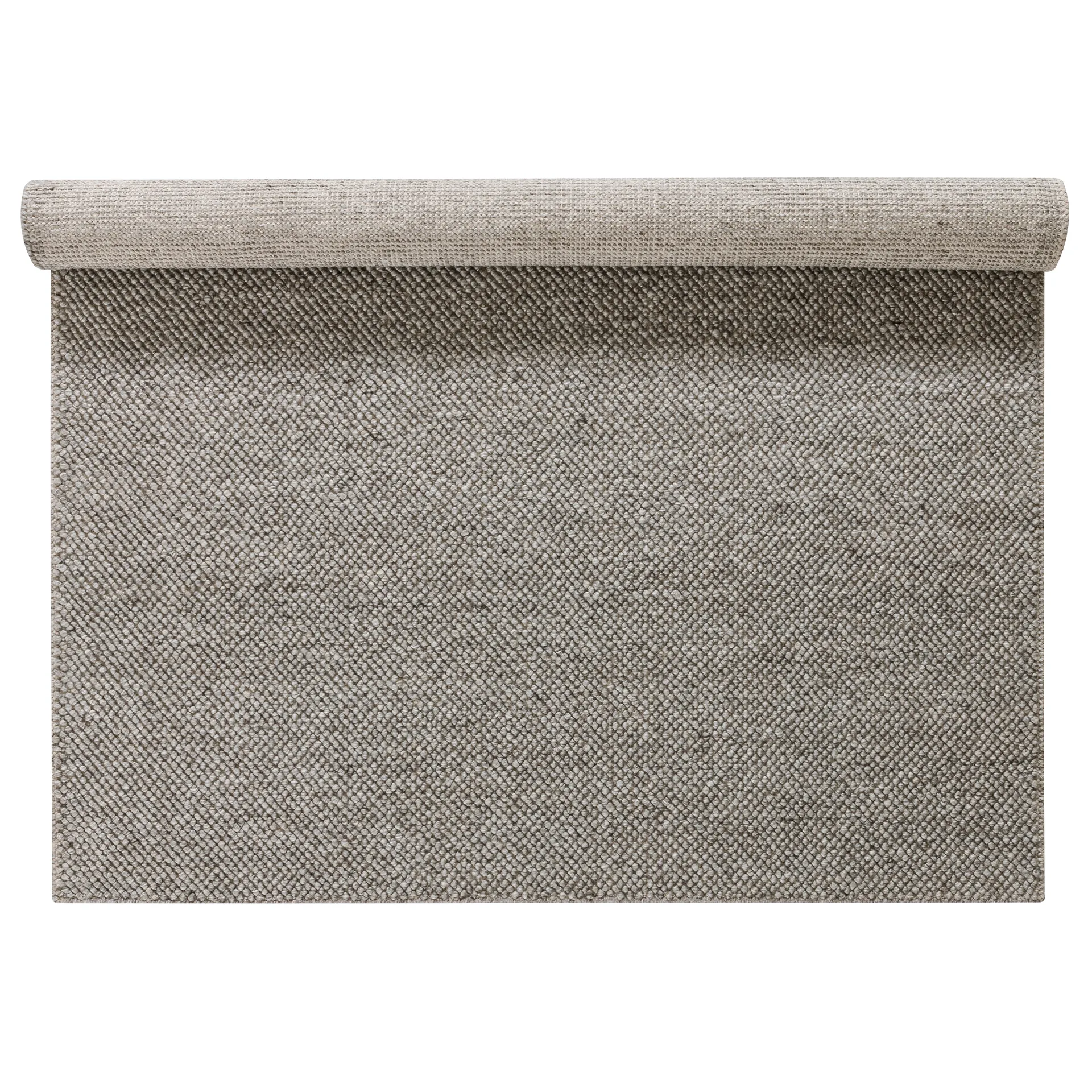 Scandi Living Tapis en laine Flock Nature gris cm