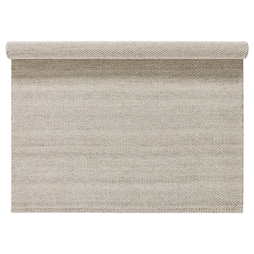 Scandi Living Tapis en laine Lea blanc nature cm — vue 3