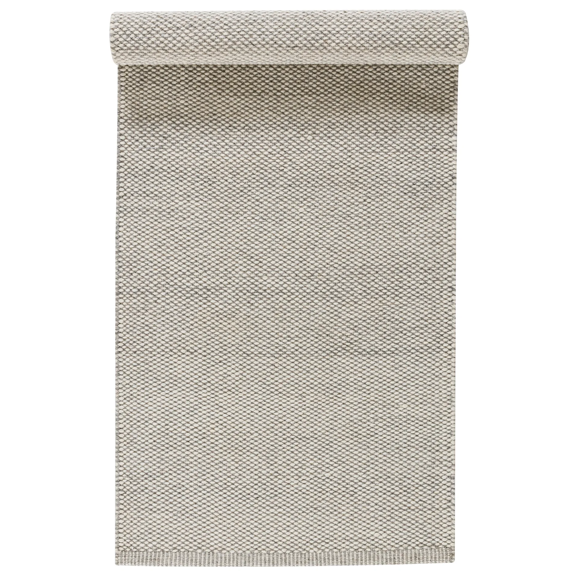 Scandi Living Tapis en laine Lea blanc nature cm