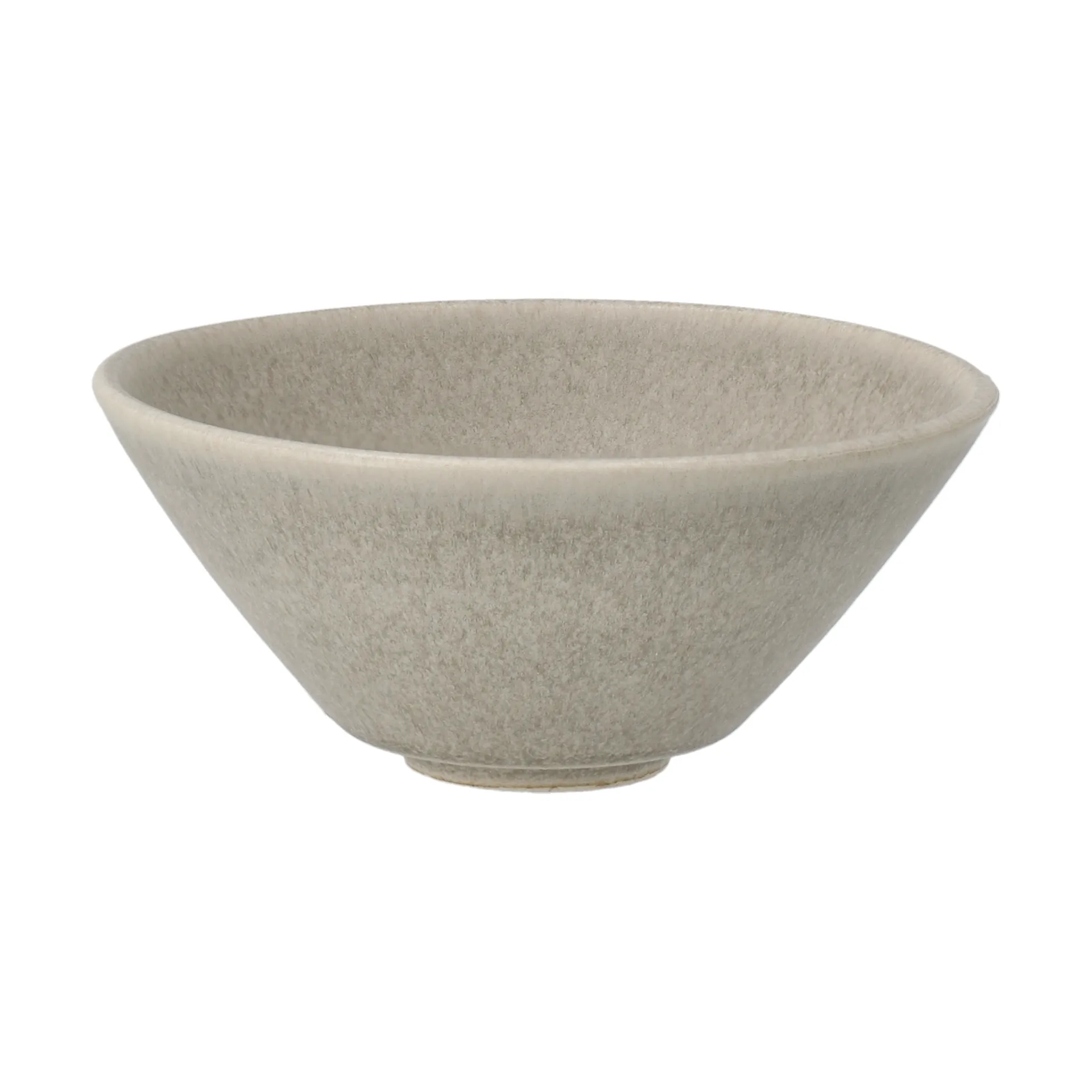 Scandi Living Terra serveringssk&aring;l Beige stengods, &Oslash;12 cm