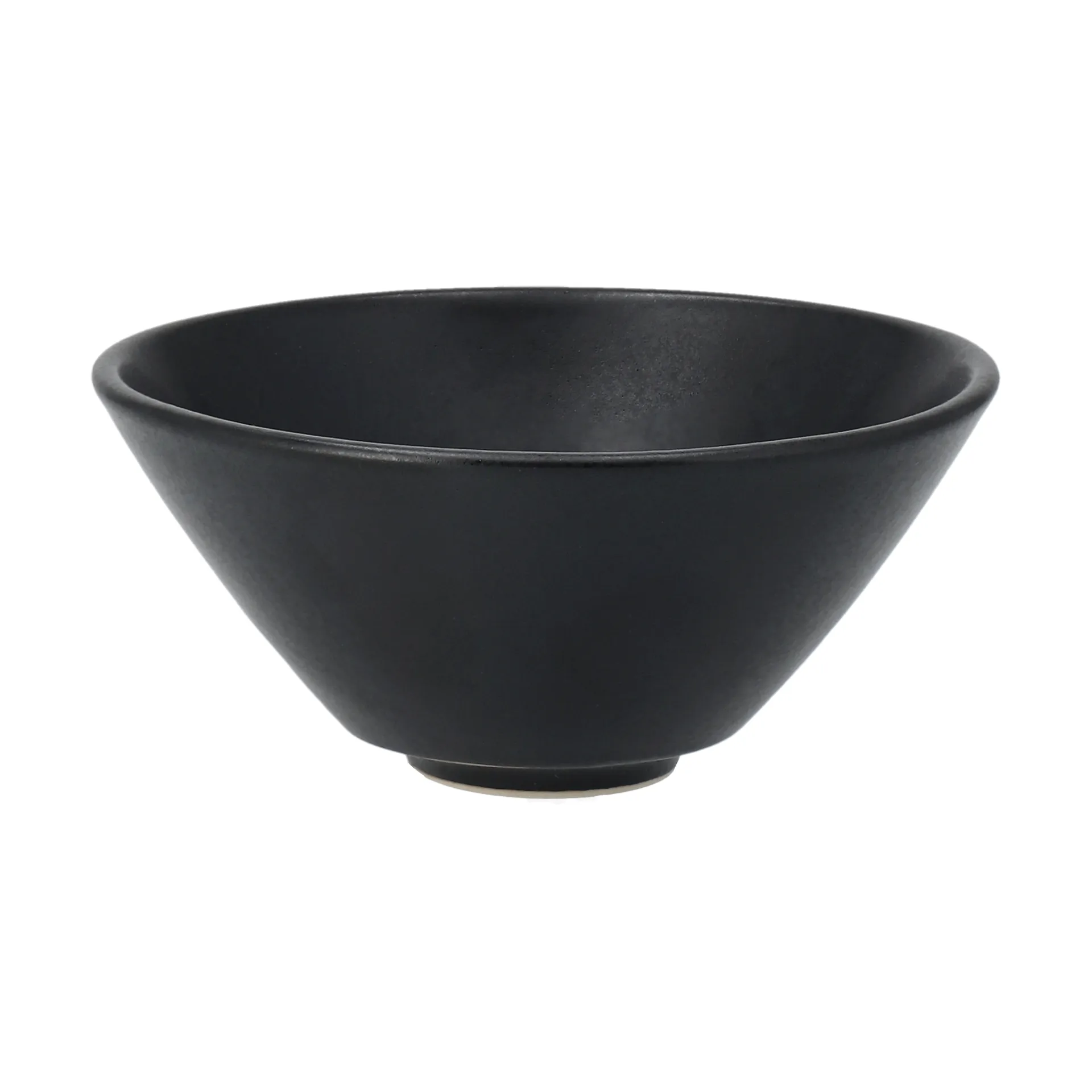 Scandi Living Terra serveringssk&aring;l Svart stengods, &Oslash;12 cm