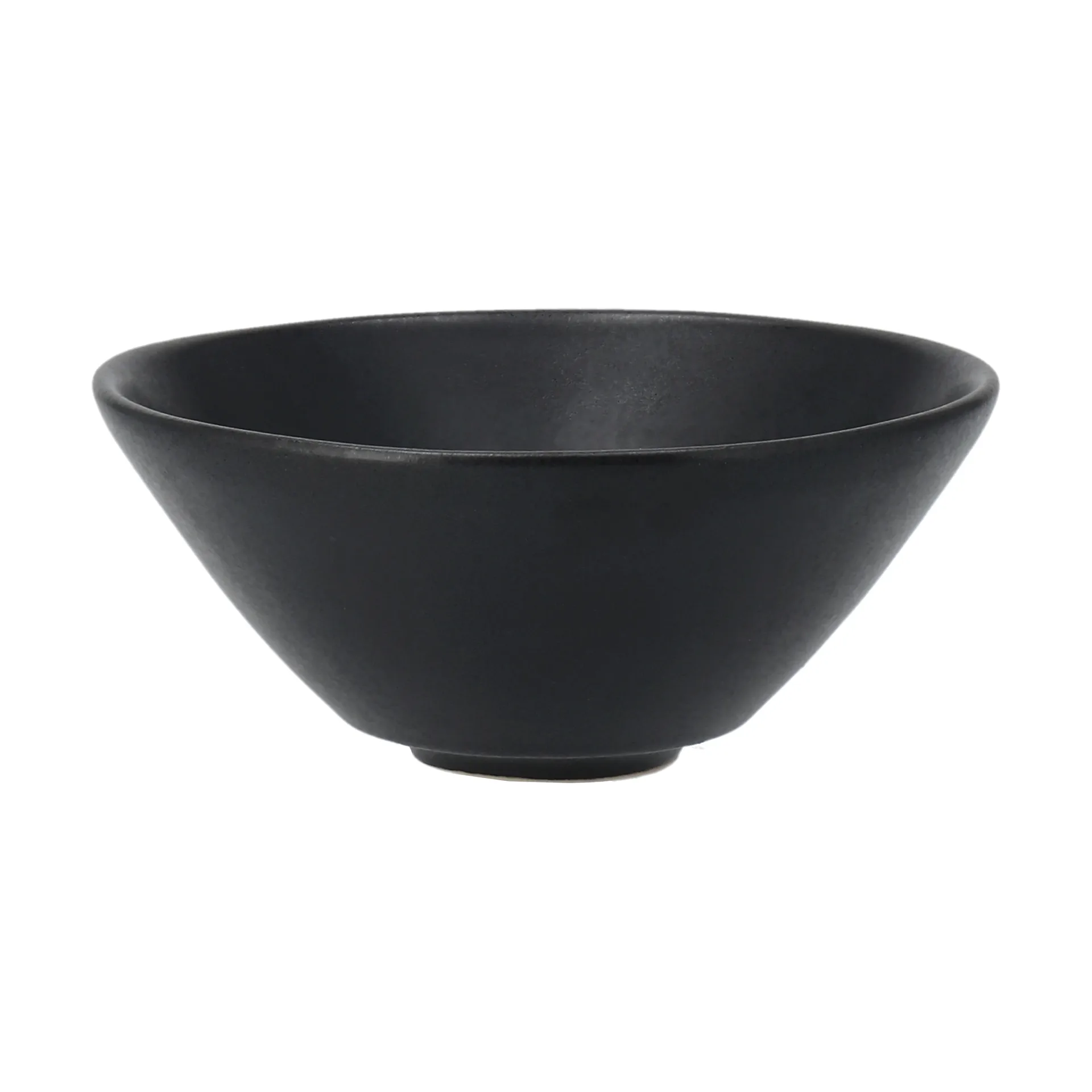 Scandi Living Terra serveringssk&aring;l Svart stengods, &Oslash;9,5 cm