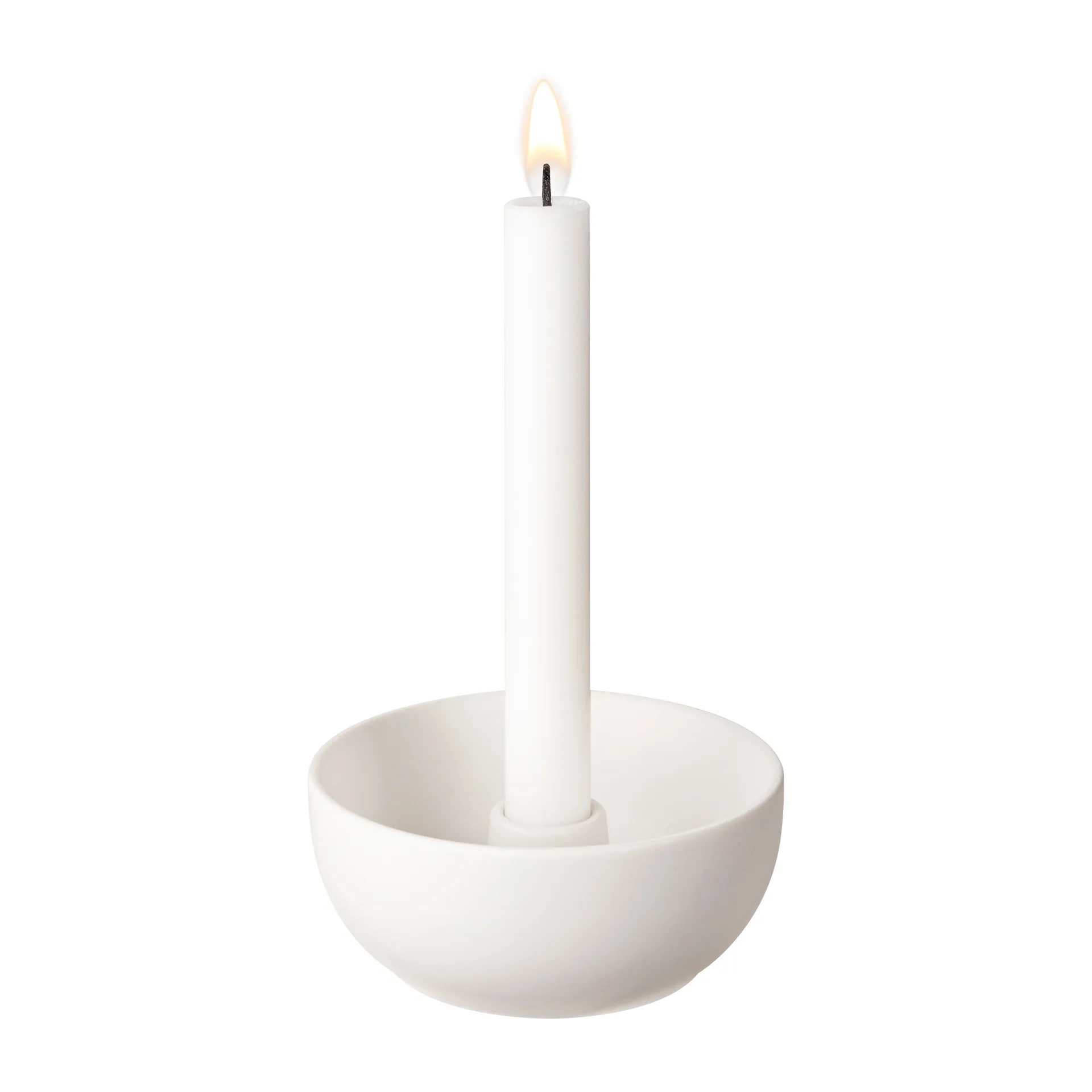 Scandi Living Valley lysestage &Oslash;12 cm Hvid