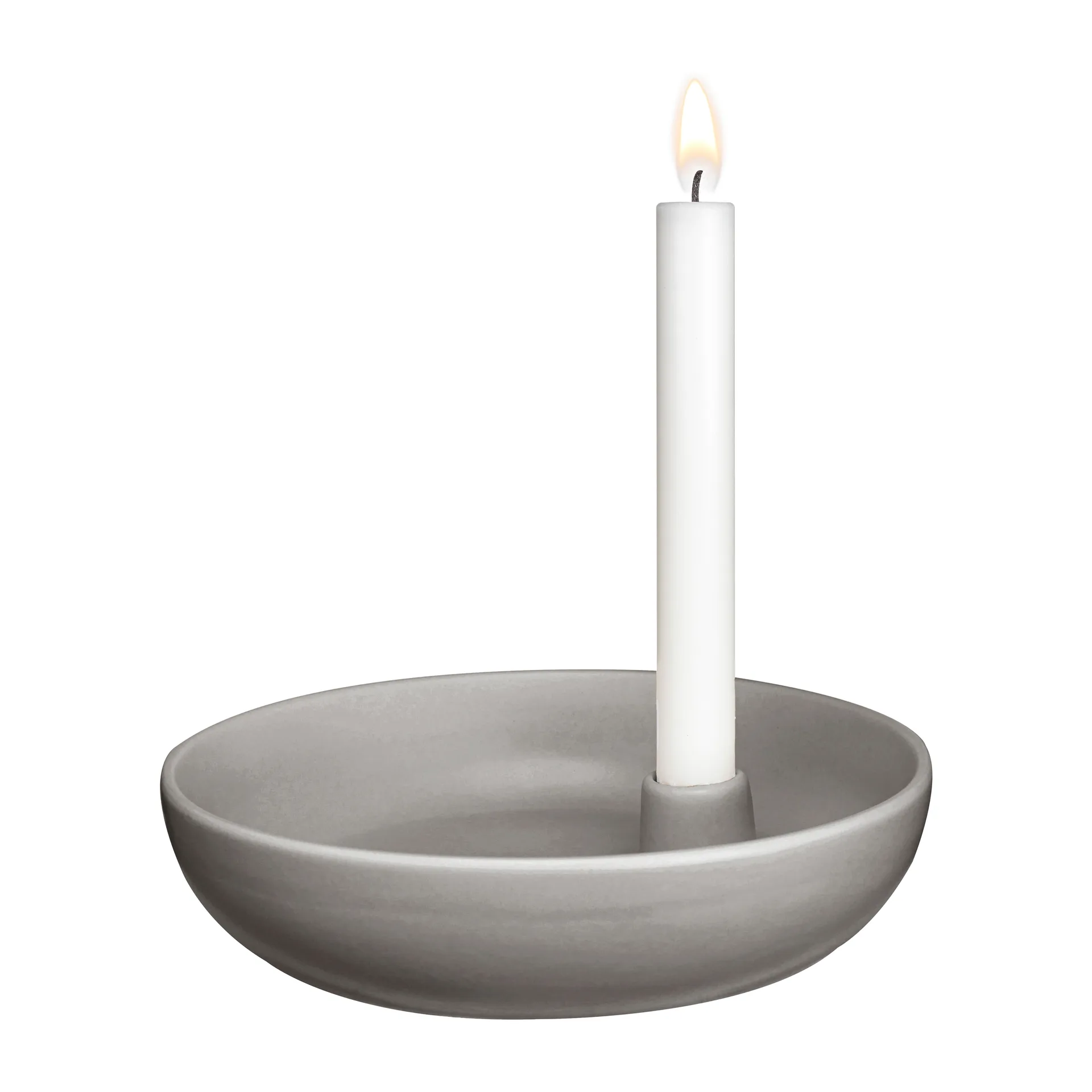 Scandi Living Valley lysestage Ø21 cm Grå