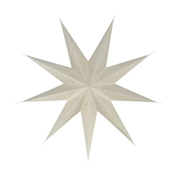 Veil adventsstjärna, Vit, Ø60 cm