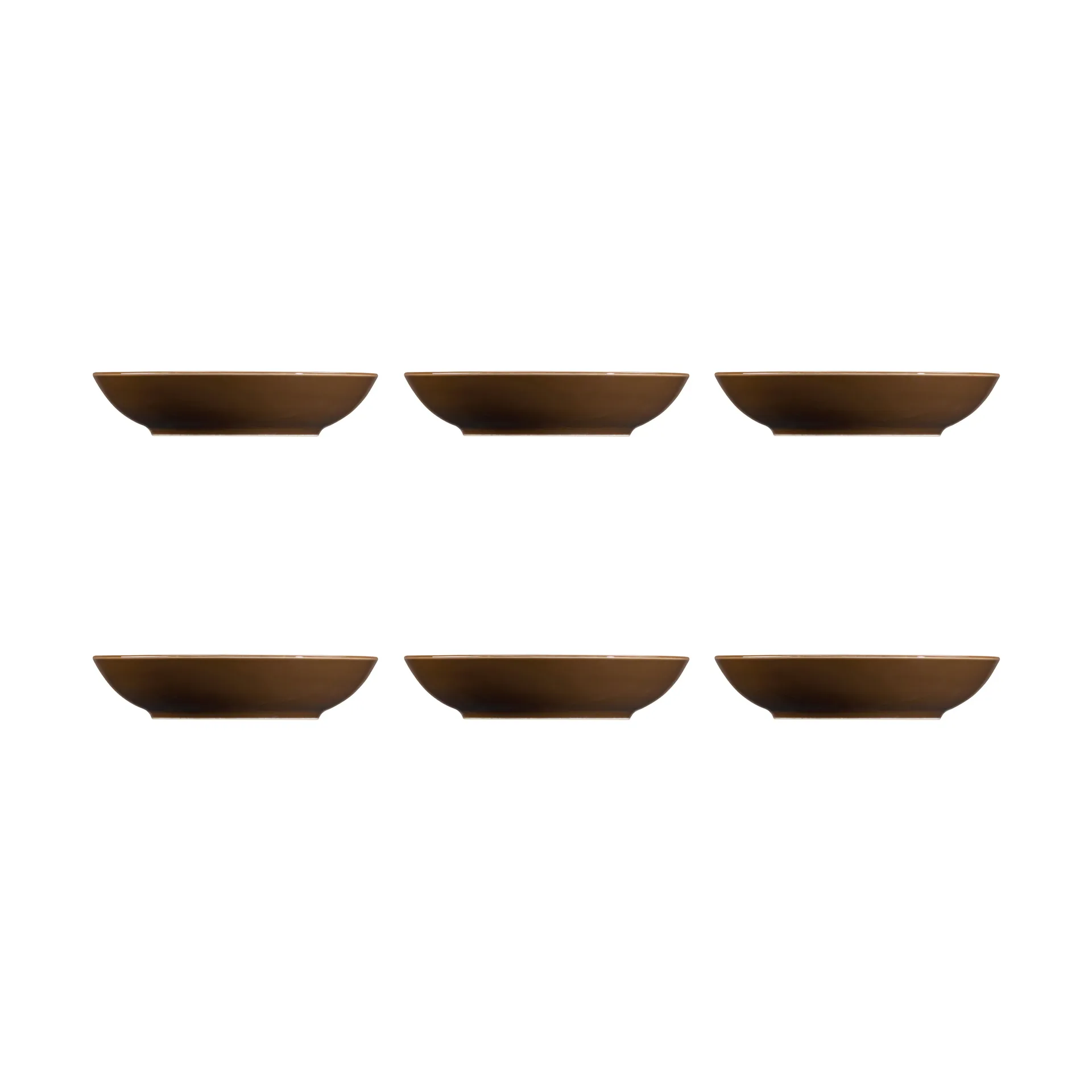 Seltmann Weiden Terra dyb tallerken Ø21,2 cm 6-pak Earth Brown