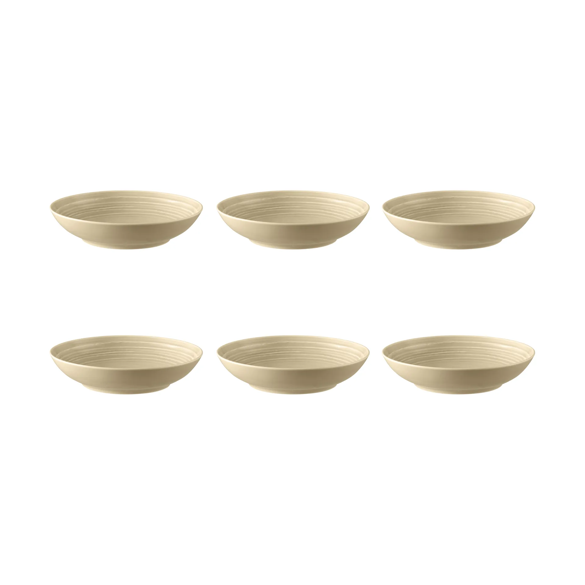 Seltmann Weiden Terra dyb tallerken Ø21,2 cm 6-pak Sand Beige