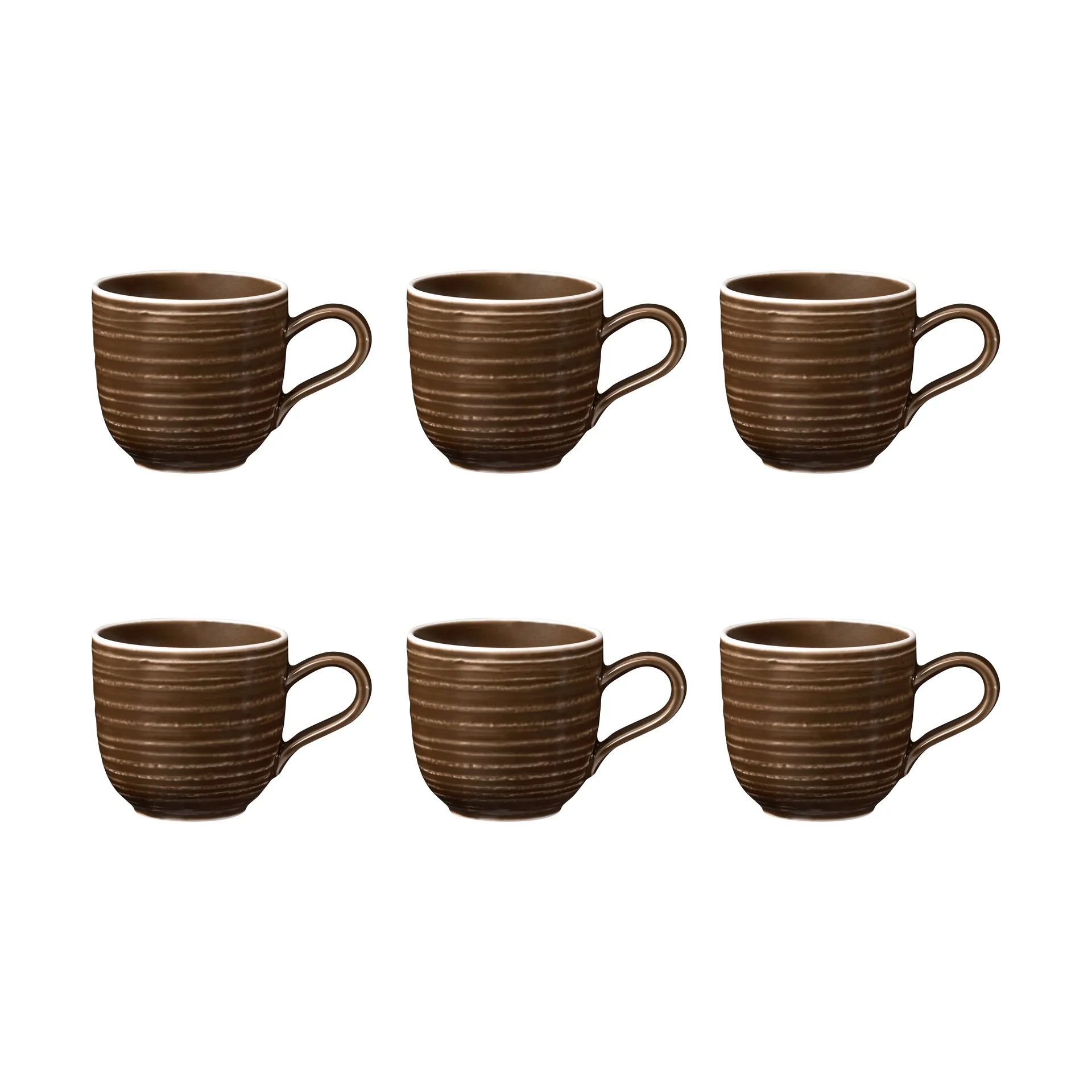 Seltmann Weiden Terra espressokop 9 cl 6-pak Earth Brown