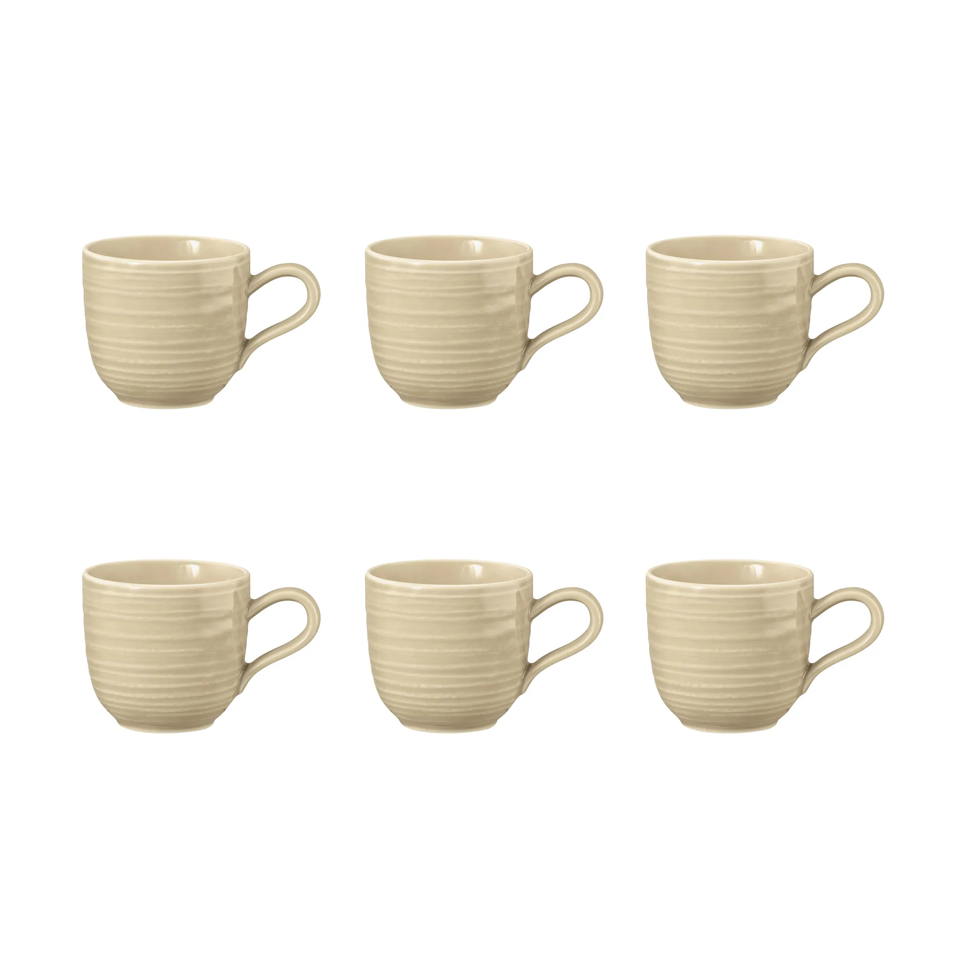 Seltmann Weiden Terra espressokop 9 cl 6-pak Sand Beige