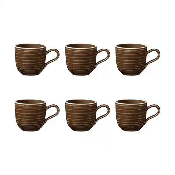 Terra espressokopp 9 cl 6-pack, Earth