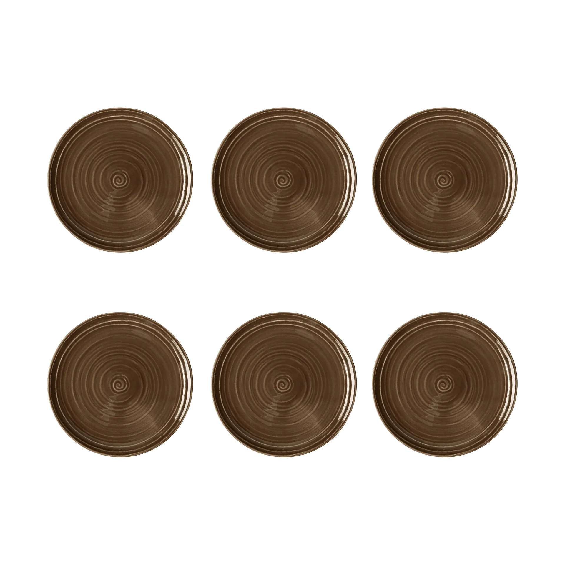 Seltmann Weiden Terra tallerken Ø17,7 cm 6-pak Earth Brown