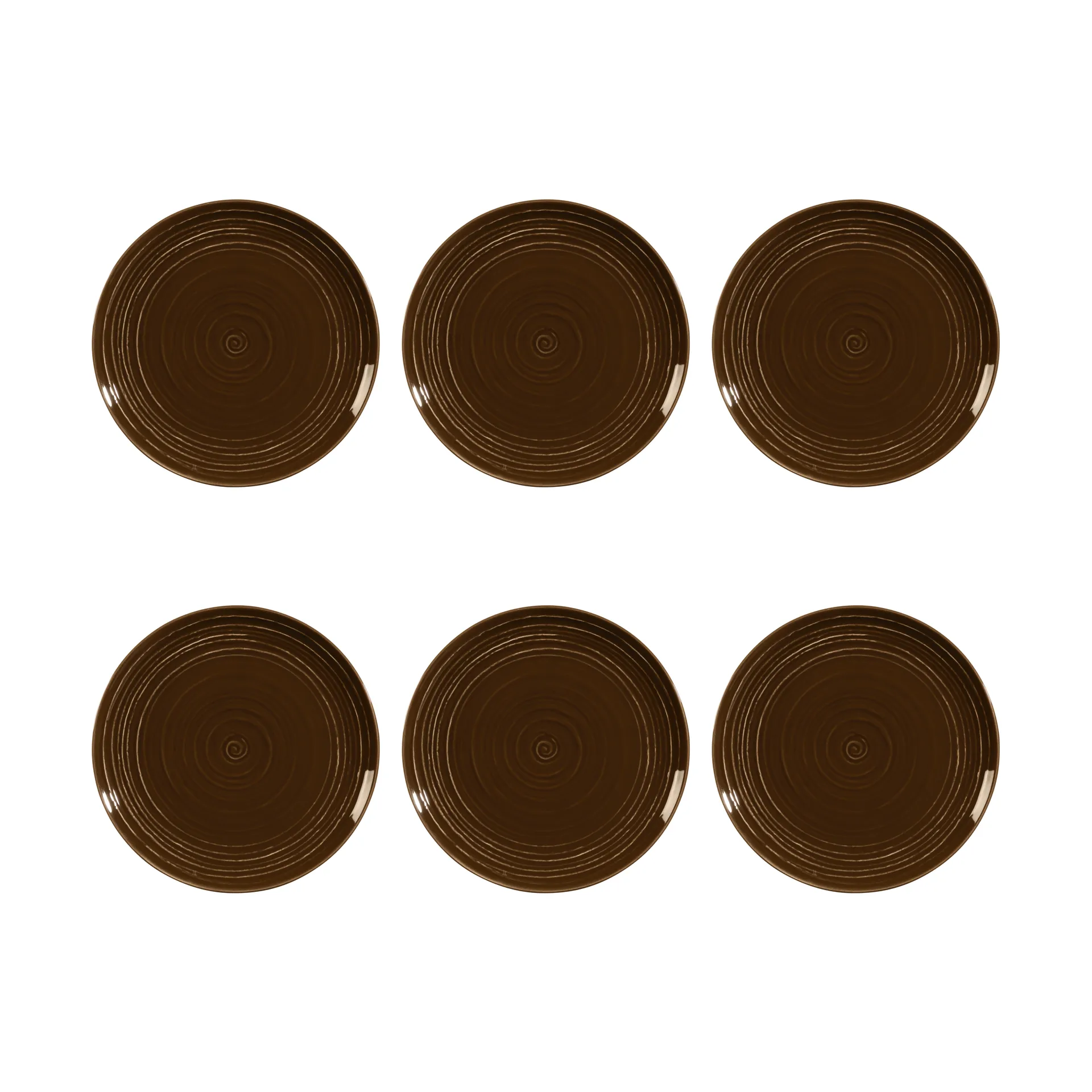 Seltmann Weiden Terra tallerken Ø22,7 cm 6-pak Earth Brown