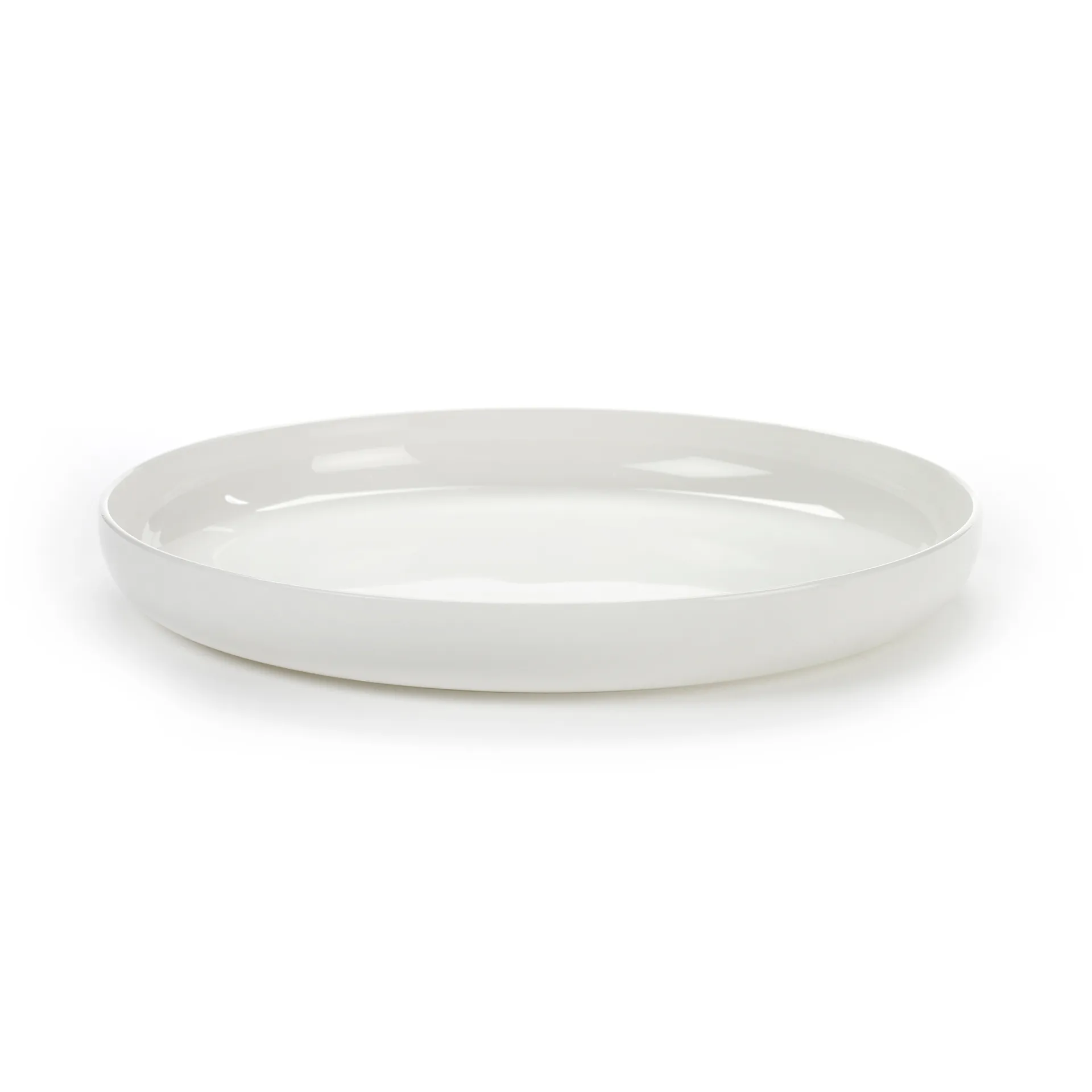 Serax Base bord met hoge rand wit 24 cm
