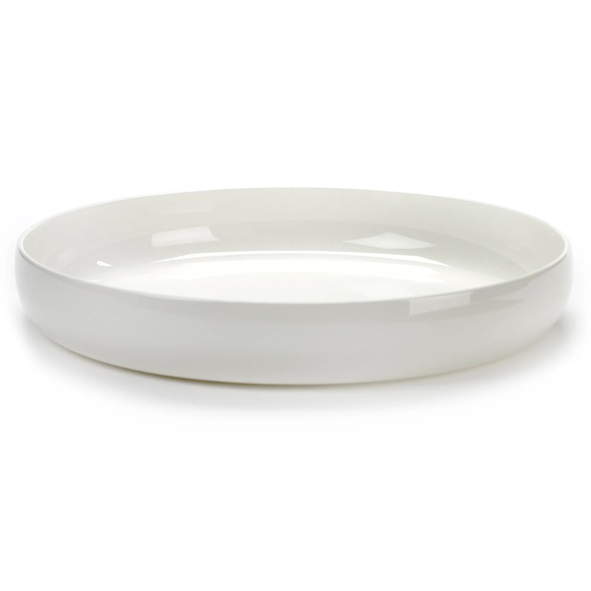 Serax Base dyb tallerken hvid 28 cm