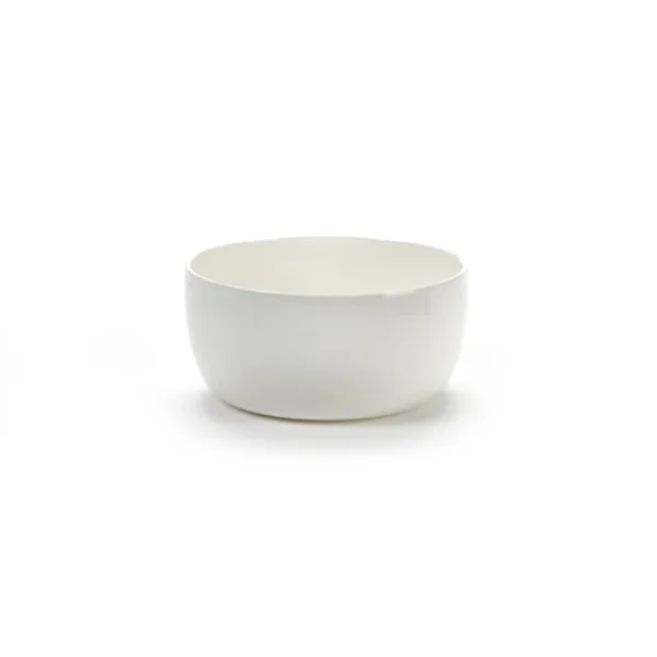 Base frukostskål med låg kant vit, 12 cm