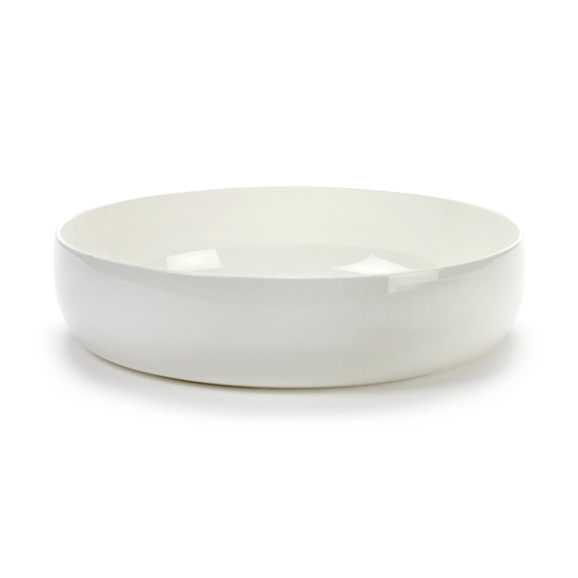 Serax Base serveringssk&aring;l med lav kant hvid 24 cm