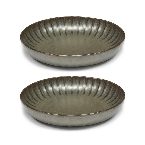 Inku high tallrik L Ø23 cm 2-pack