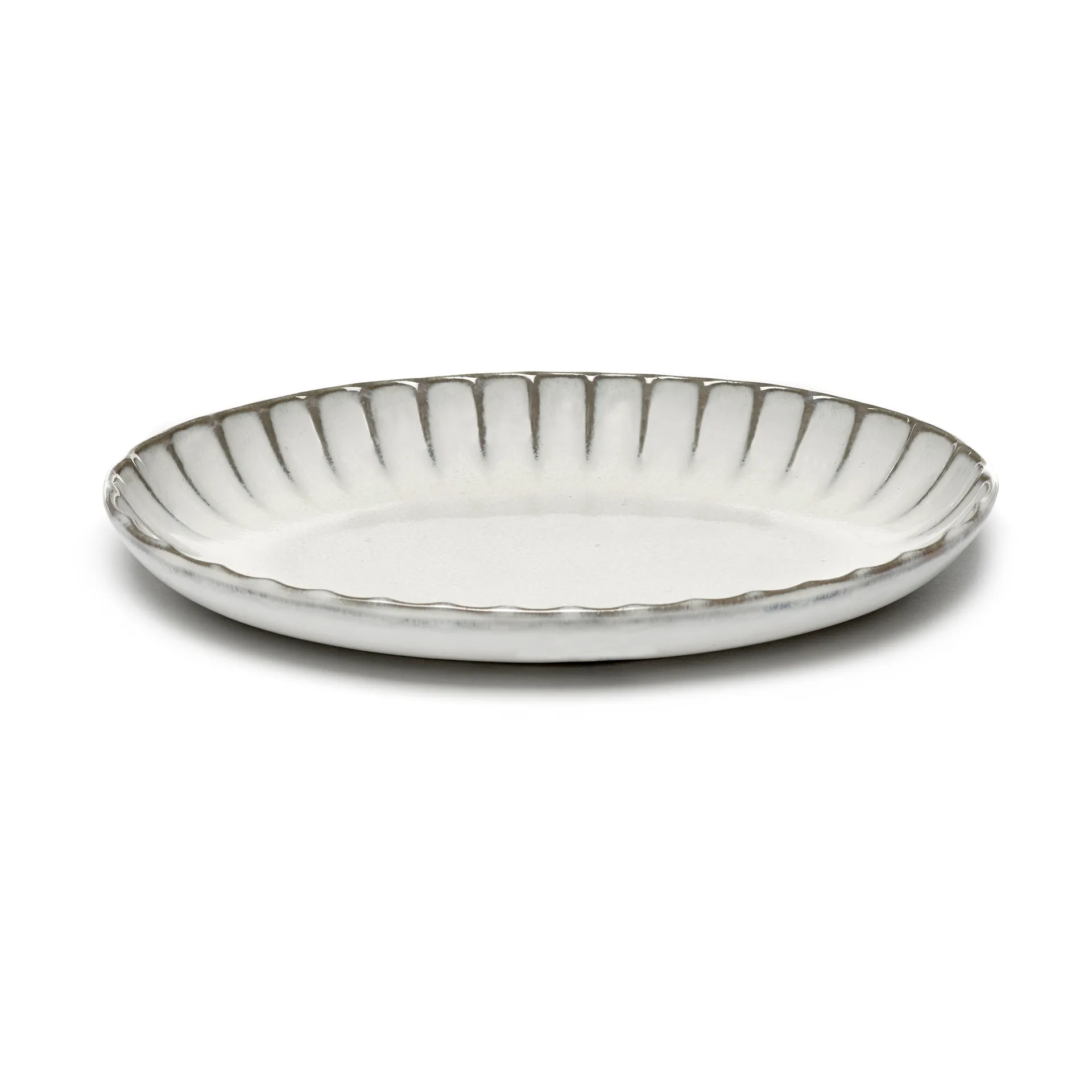 Serax Inku oval serveringsskål M 15,4x22 cm White