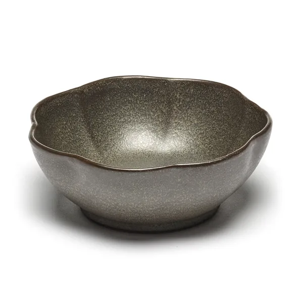Inku räfflad skål L Ø13 cm
