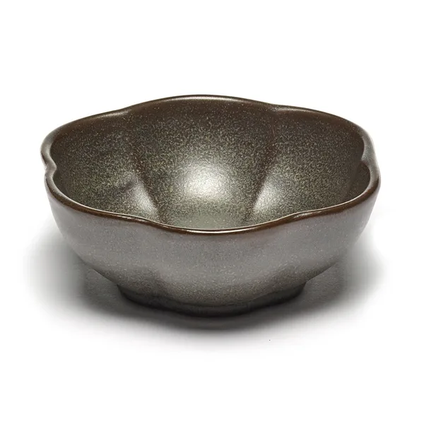 Inku räfflad skål M Ø11 cm