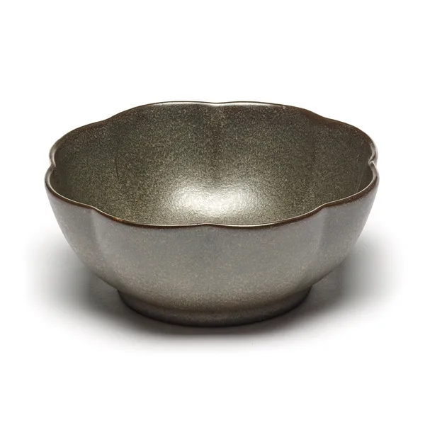 Inku räfflad skål XL Ø15 cm