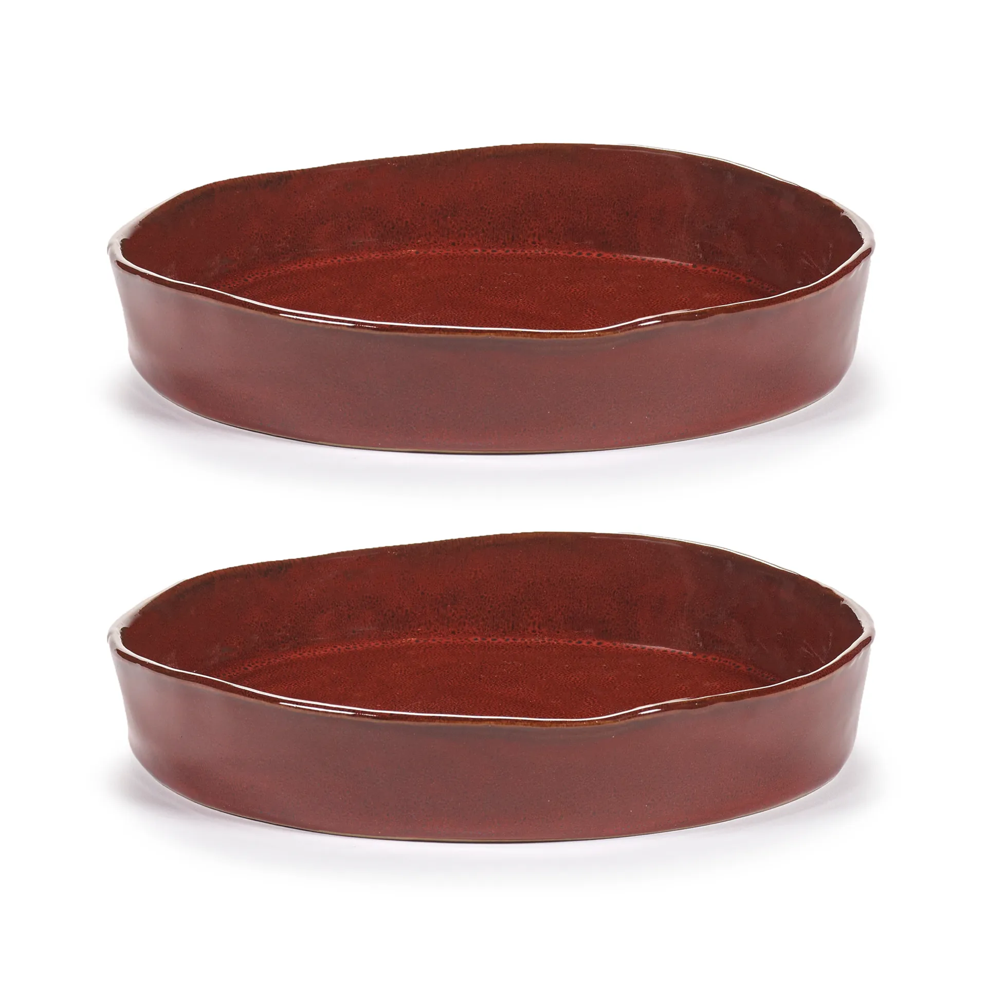 Serax La Mère dyb tallerken M Ø23 cm 2 stk Venetian red
