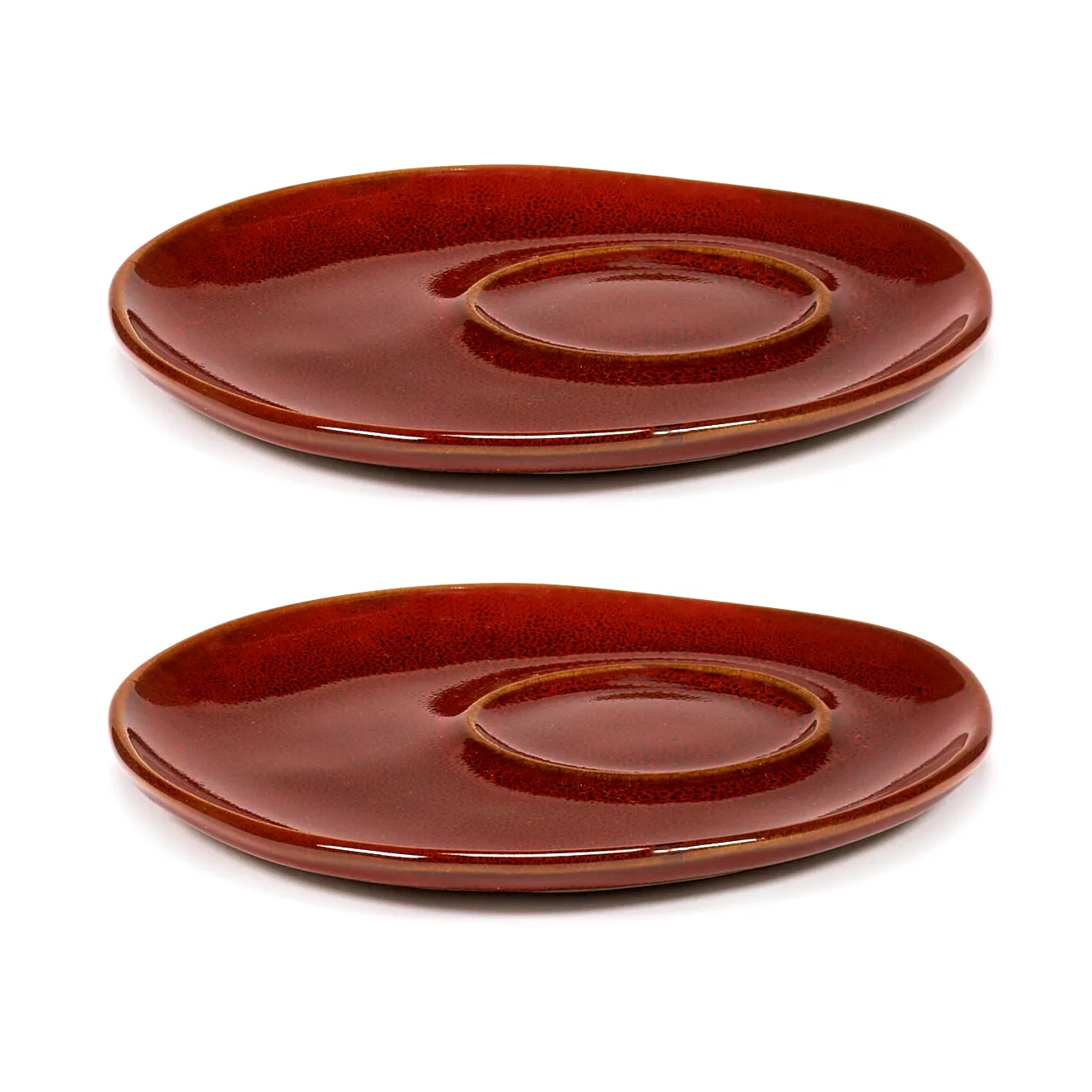 Serax La Mère fad til espressokop Ø11 cm 2 stk Venetian red