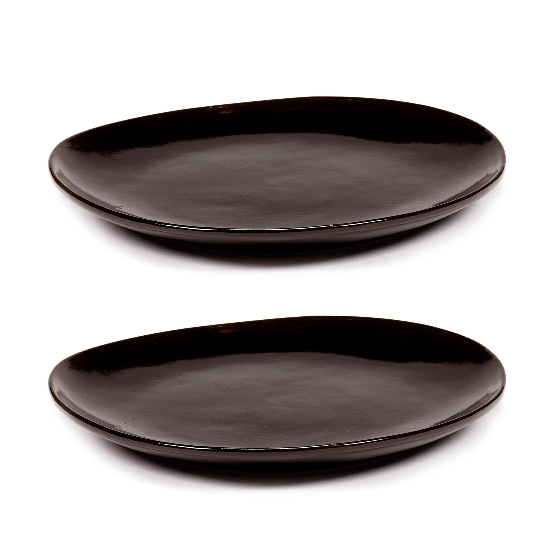 Serax La Mère tallerken M Ø20 cm 2 stk Dark brown billede