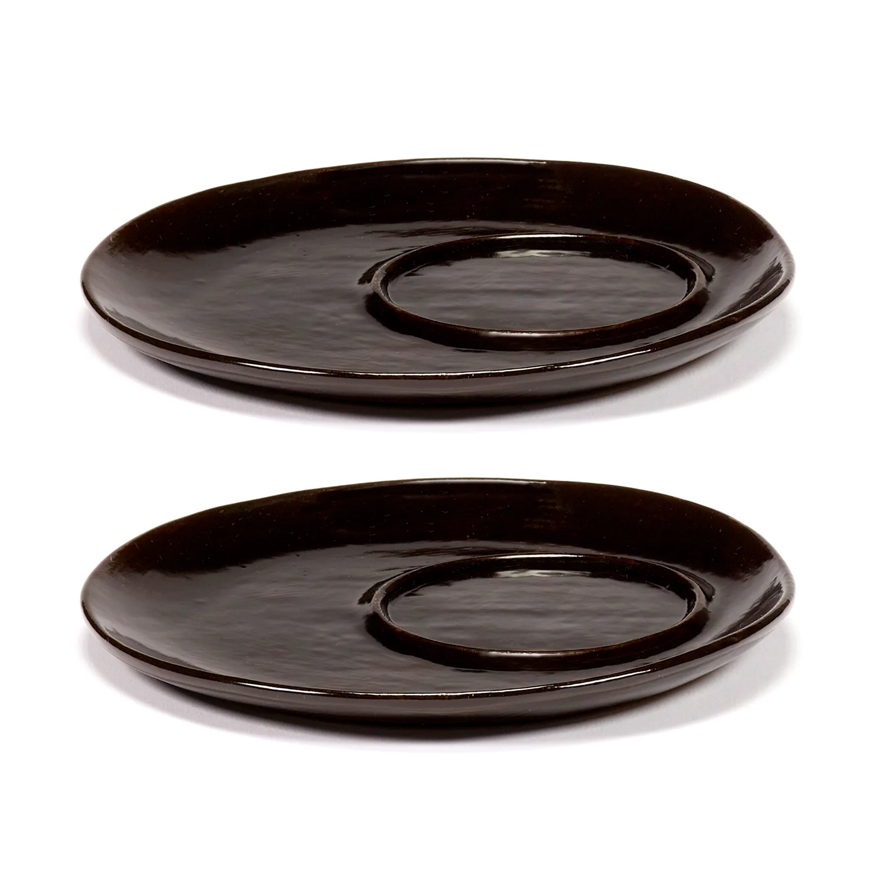 Serax La Mère underkop til kaffekop Ø14,5 cm 2 stk Dark brown