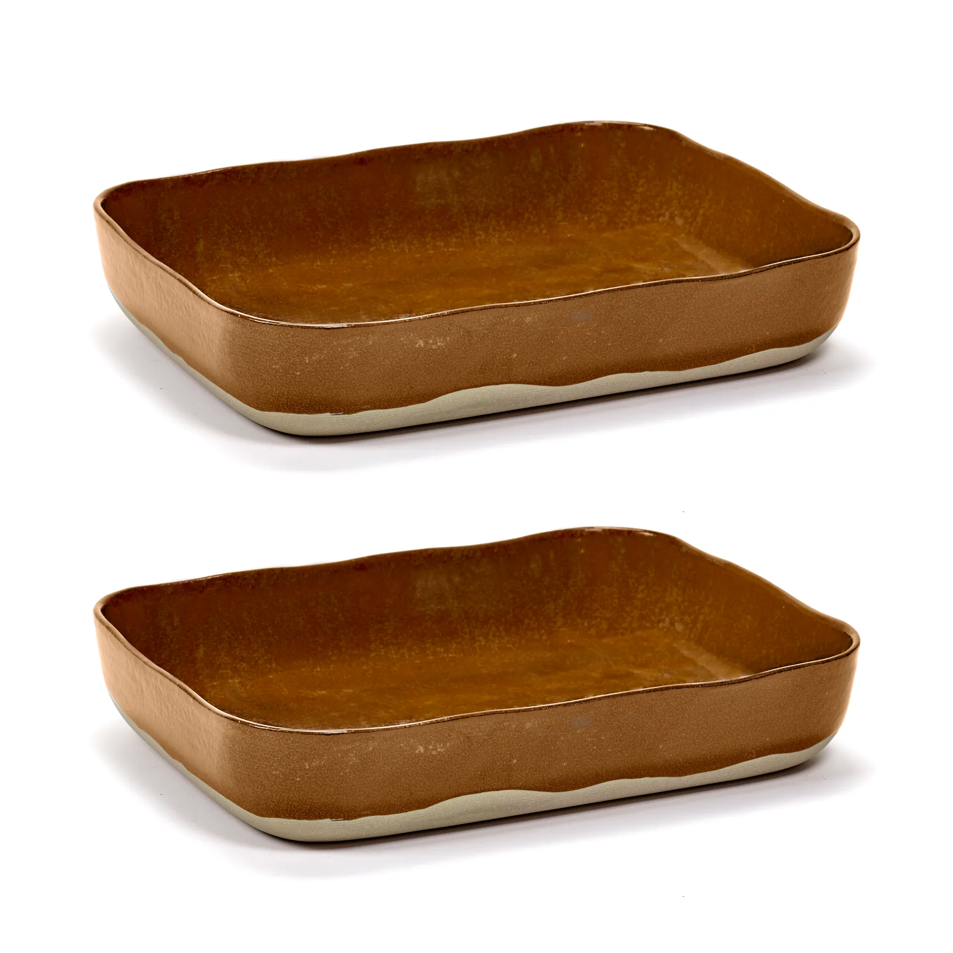 Serax La Nouvelle Table bradepande No10 22x30 cm 2 stk Brown billede