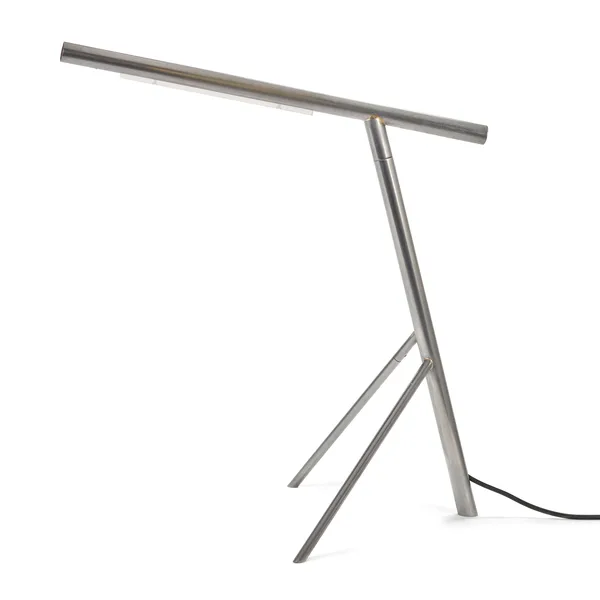 Mattia bordslampa, Steel-brass