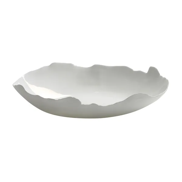 Perfect Imperfection oval djup tallrik, 13x23 cm