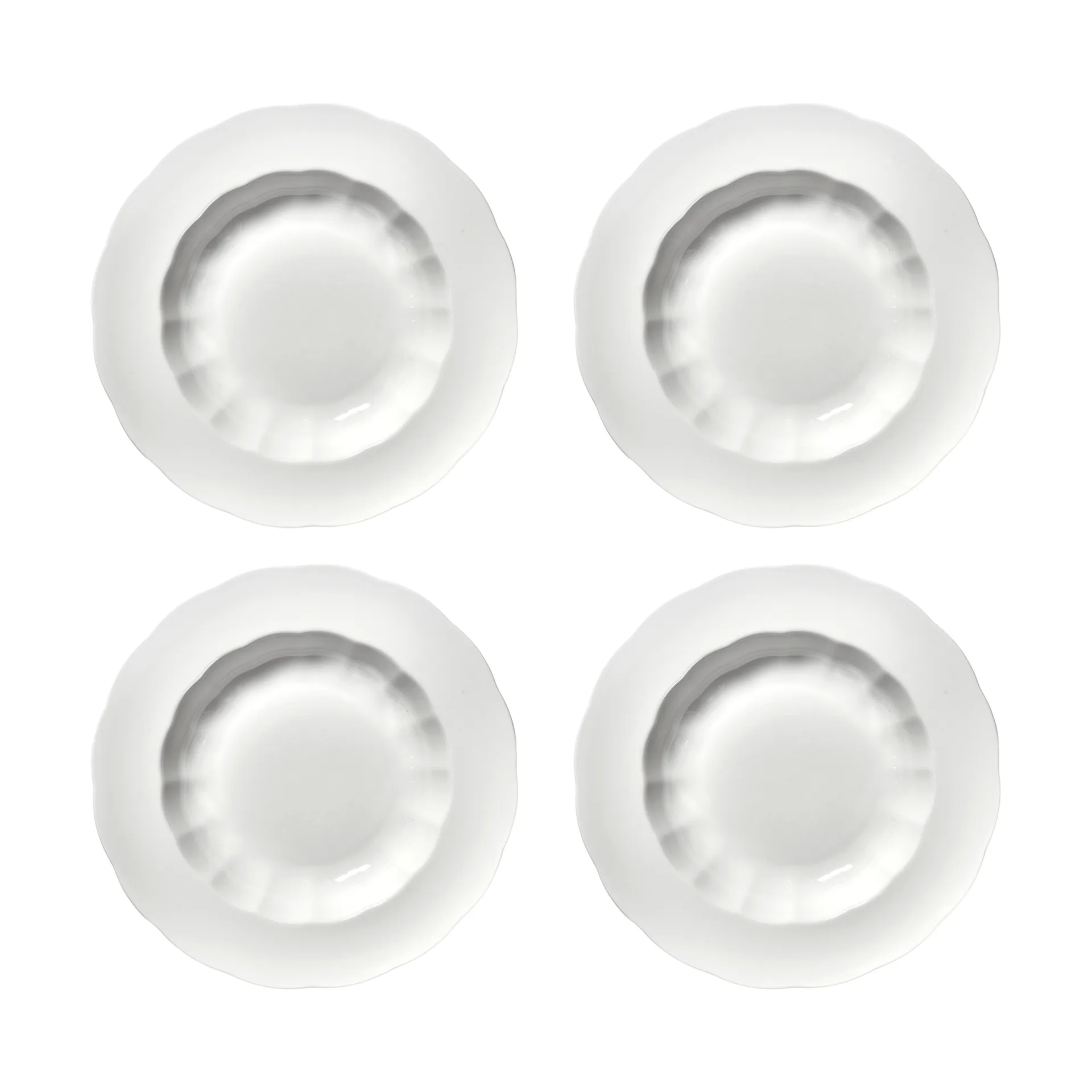 Serax Silhouette djup tallrik L &Oslash;27 cm 4-pack White