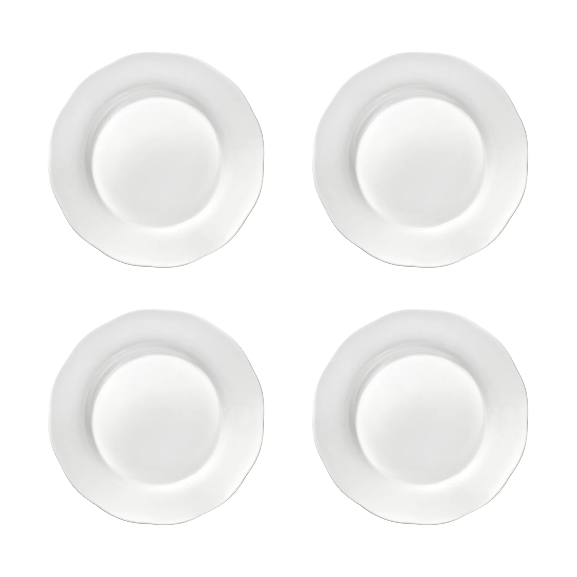 Serax Silhouette dyb sidetallerken L Ø18,5 cm 4 stk White