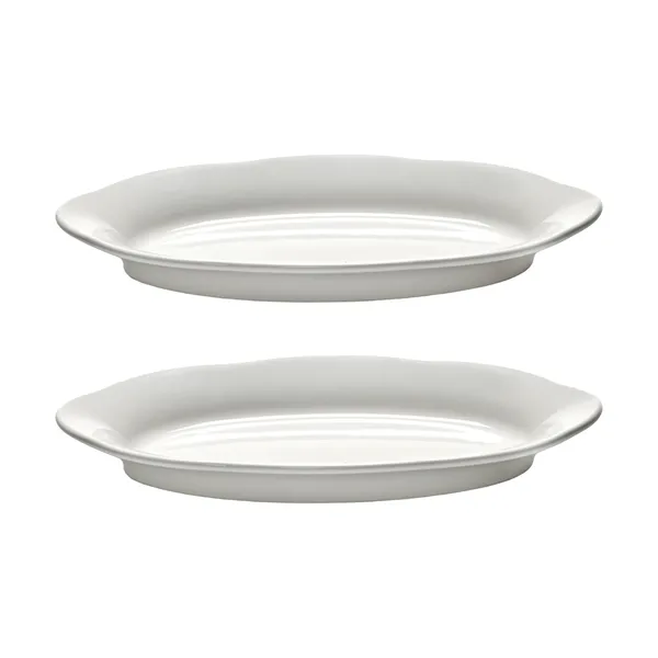 Silhouette oval djup tallrik S 10x18,5 cm 2-pack
