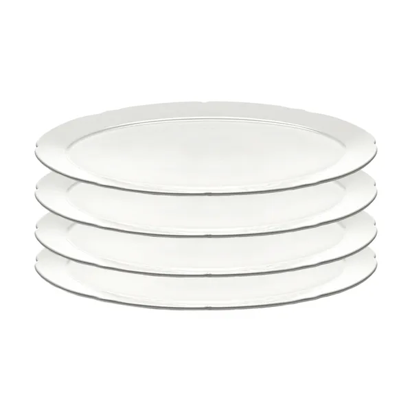 Silhouette oval tallrik L 21x30 cm 4-pack