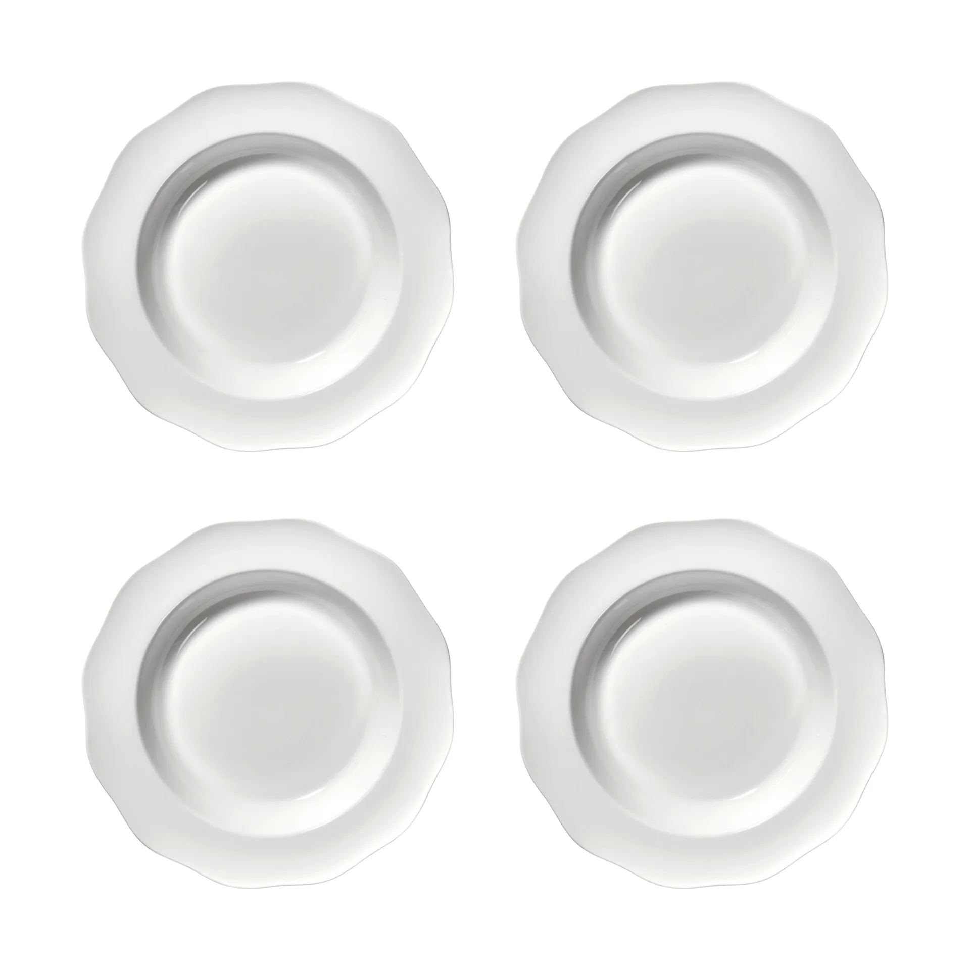 Serax Silhouette pasta tallerken Ø22 cm 4 stk White