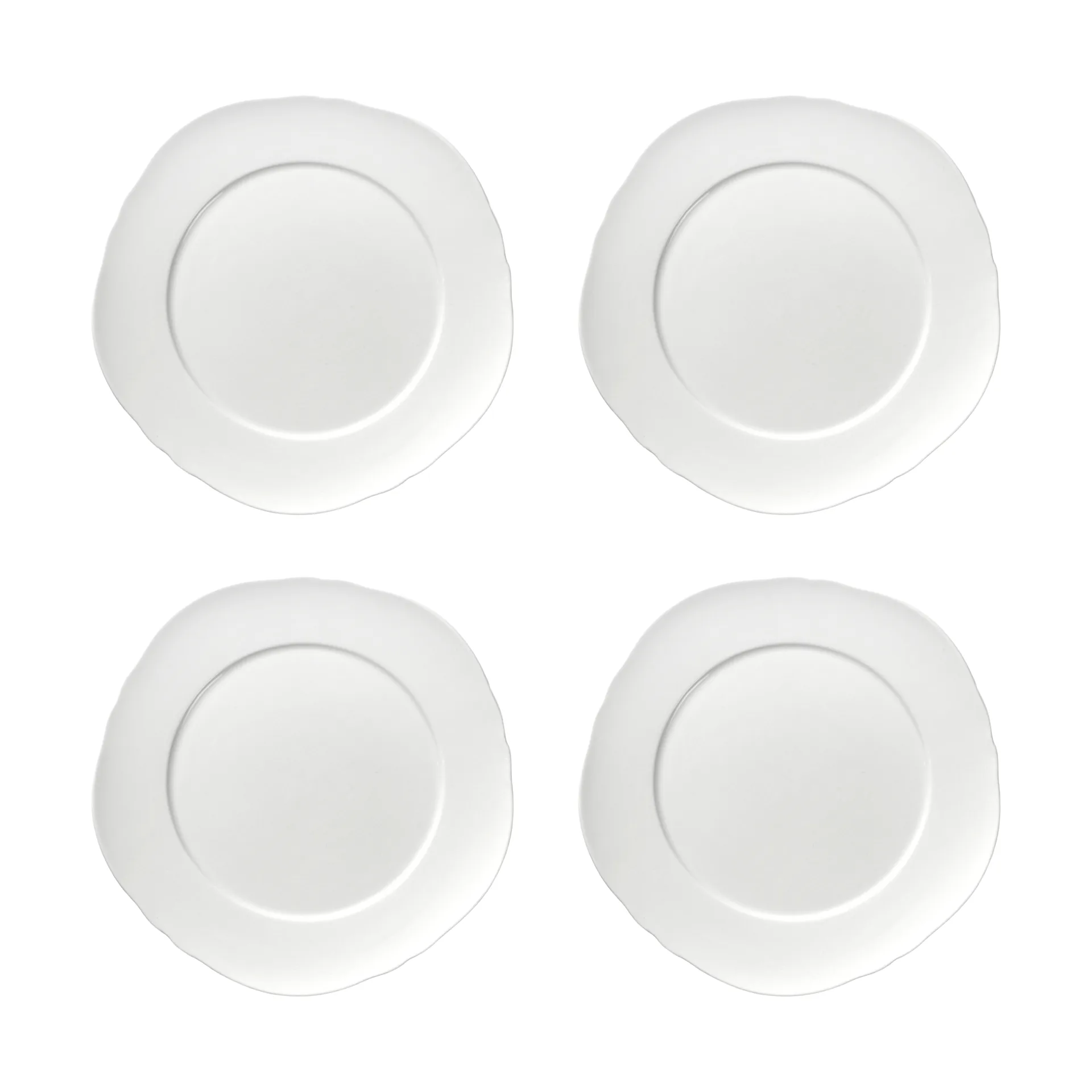 Serax Silhouette tallerken XS &Oslash;17 cm 4-pakn. White