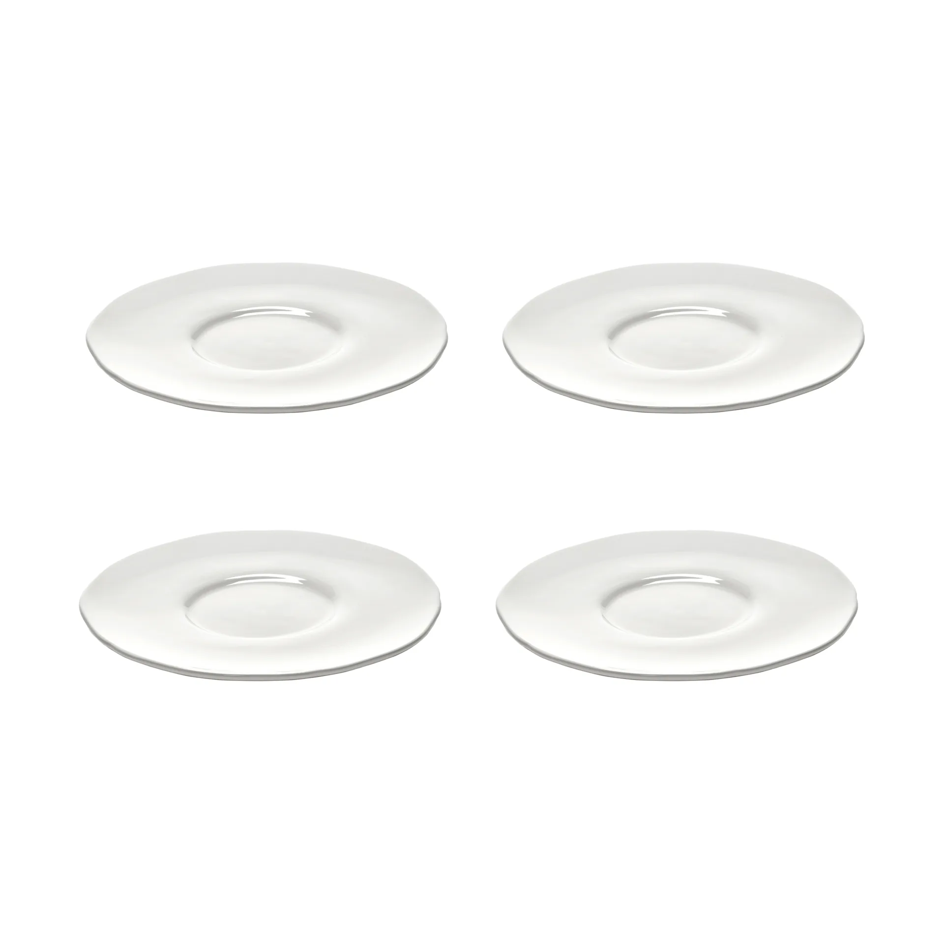 Serax Silhouette underkop til kaffekop &Oslash;12,7 cm 4 stk White