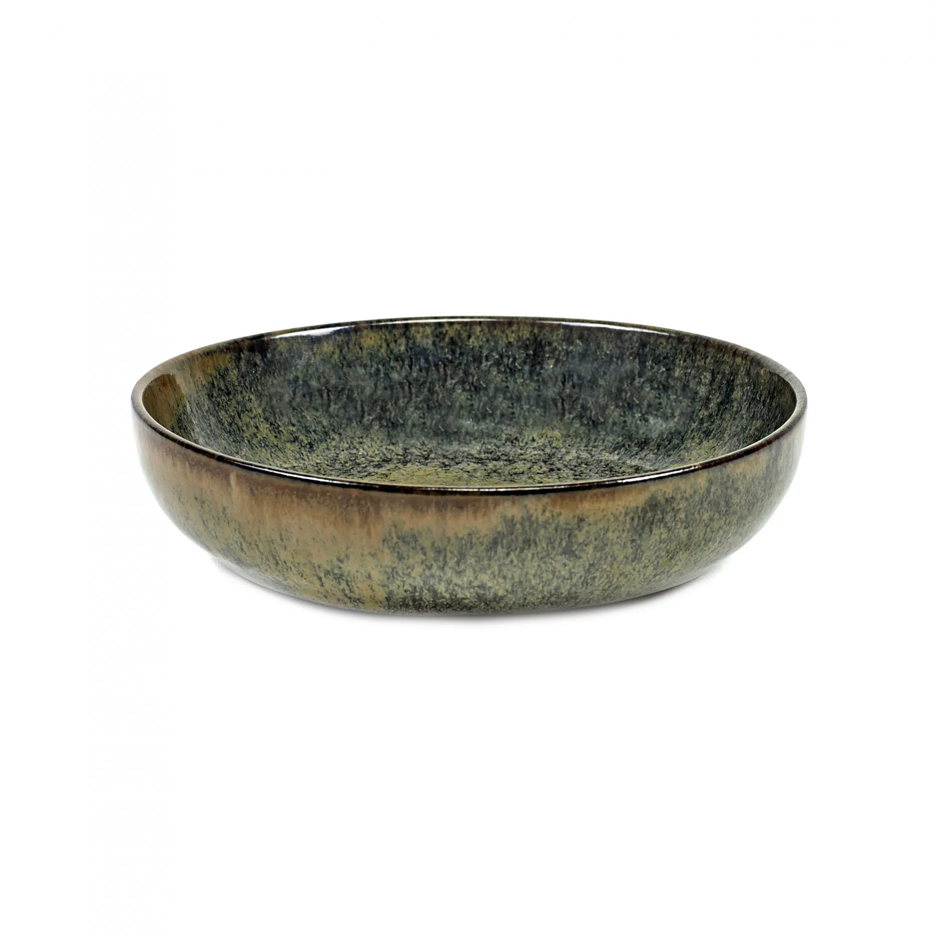 Serax Surface dyb tallerken 16 cm Indi grey