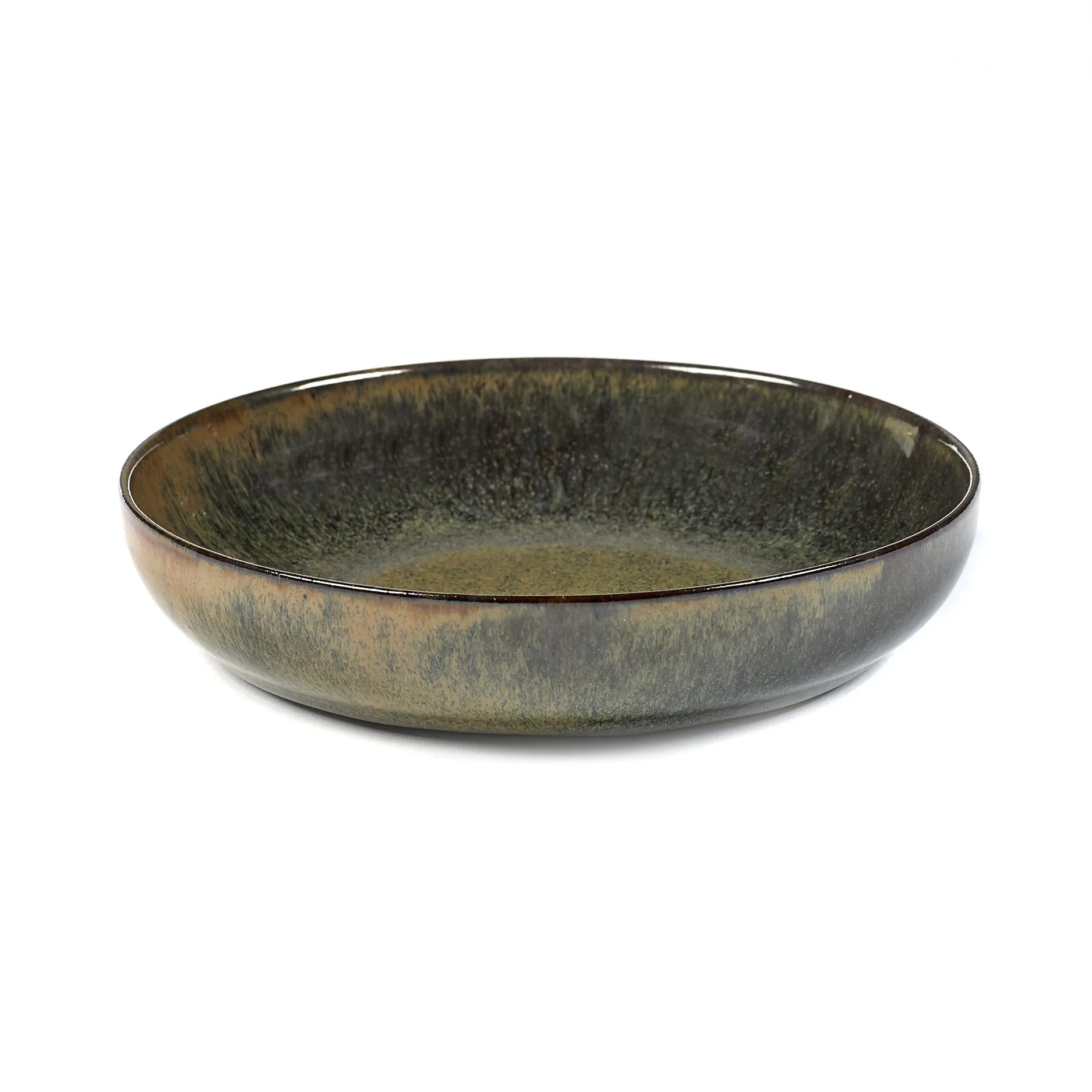 Serax Surface dyb tallerken 19 cm Indi grey