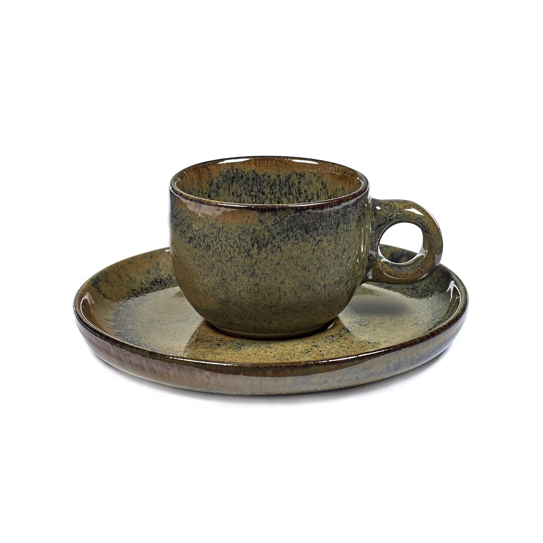 Serax Surface espressokop med underkop 10 cl Indi grey