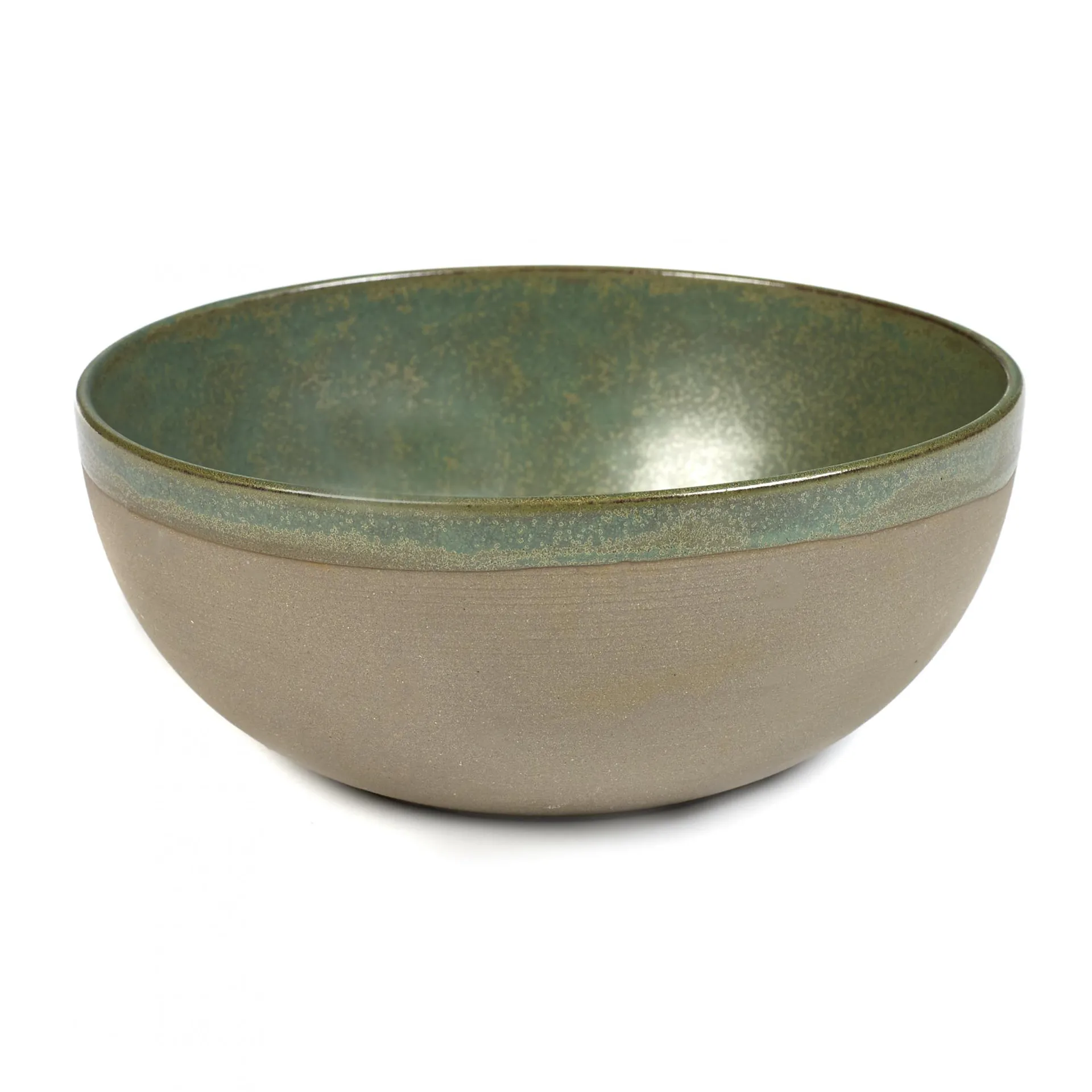 Serax Surface salatsk&aring;l 23,5 cm Camogreen